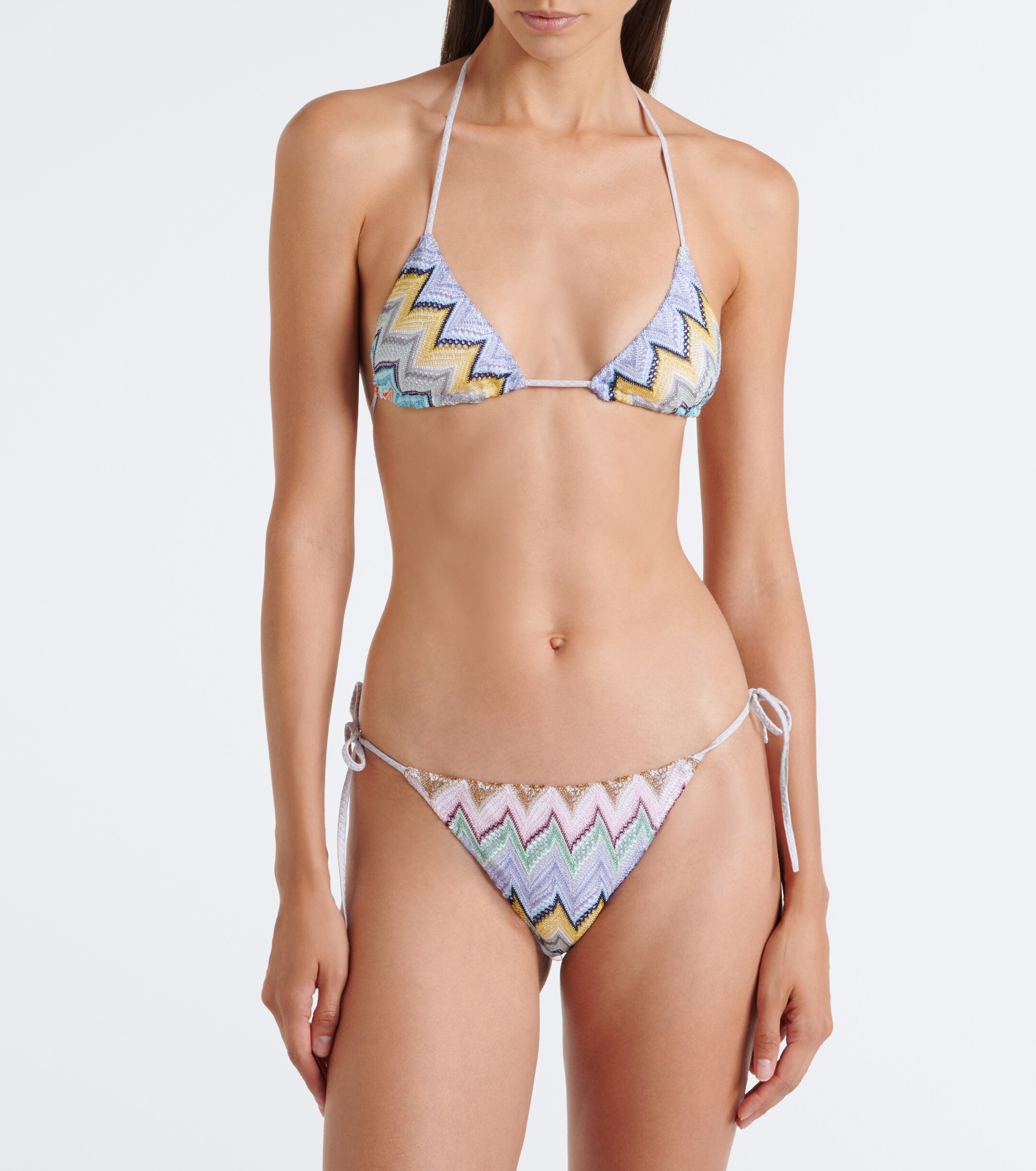 Missoni Missoni Zigzag lamé bikini