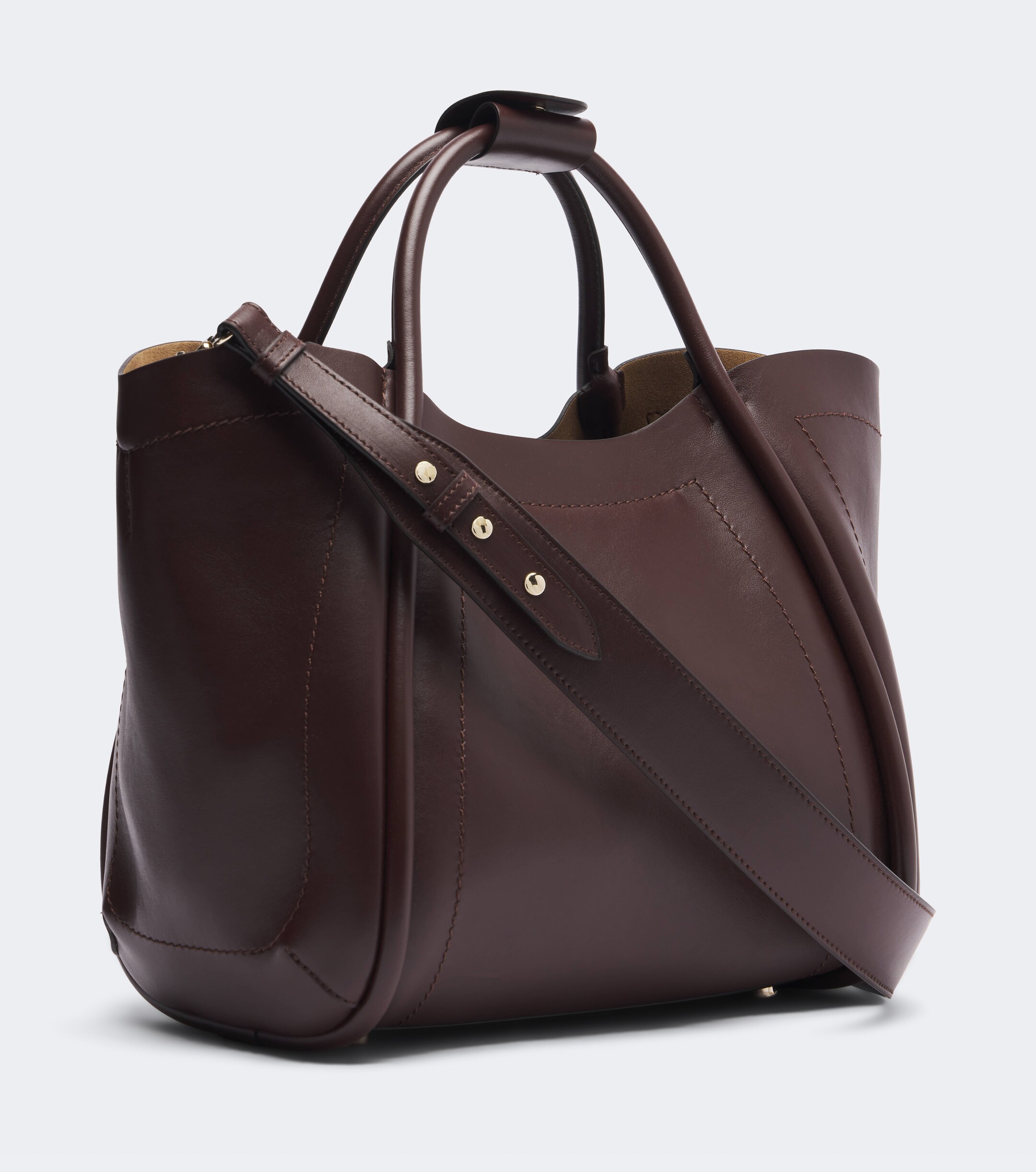 Max Mara Medium leather top-handle bag