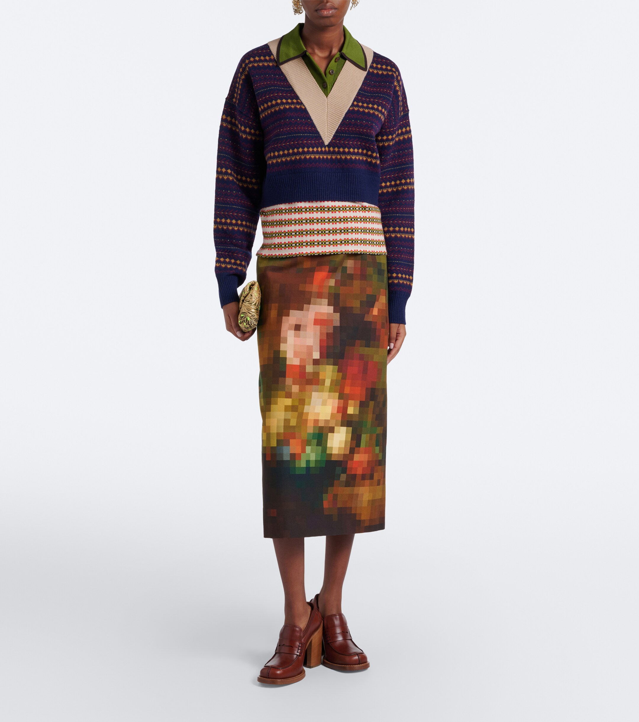Dries Van Noten Dries Van Noten Leather loafer pumps
