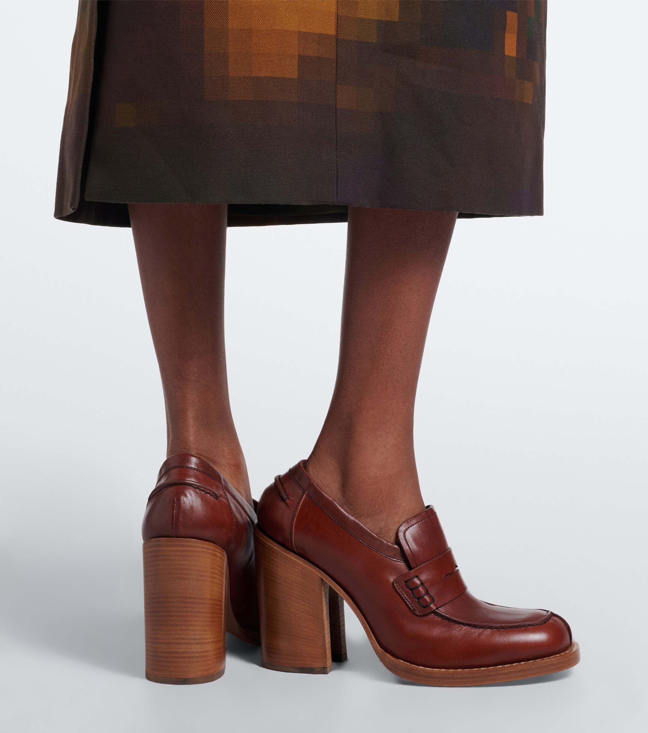 Dries Van Noten Dries Van Noten Leather loafer pumps