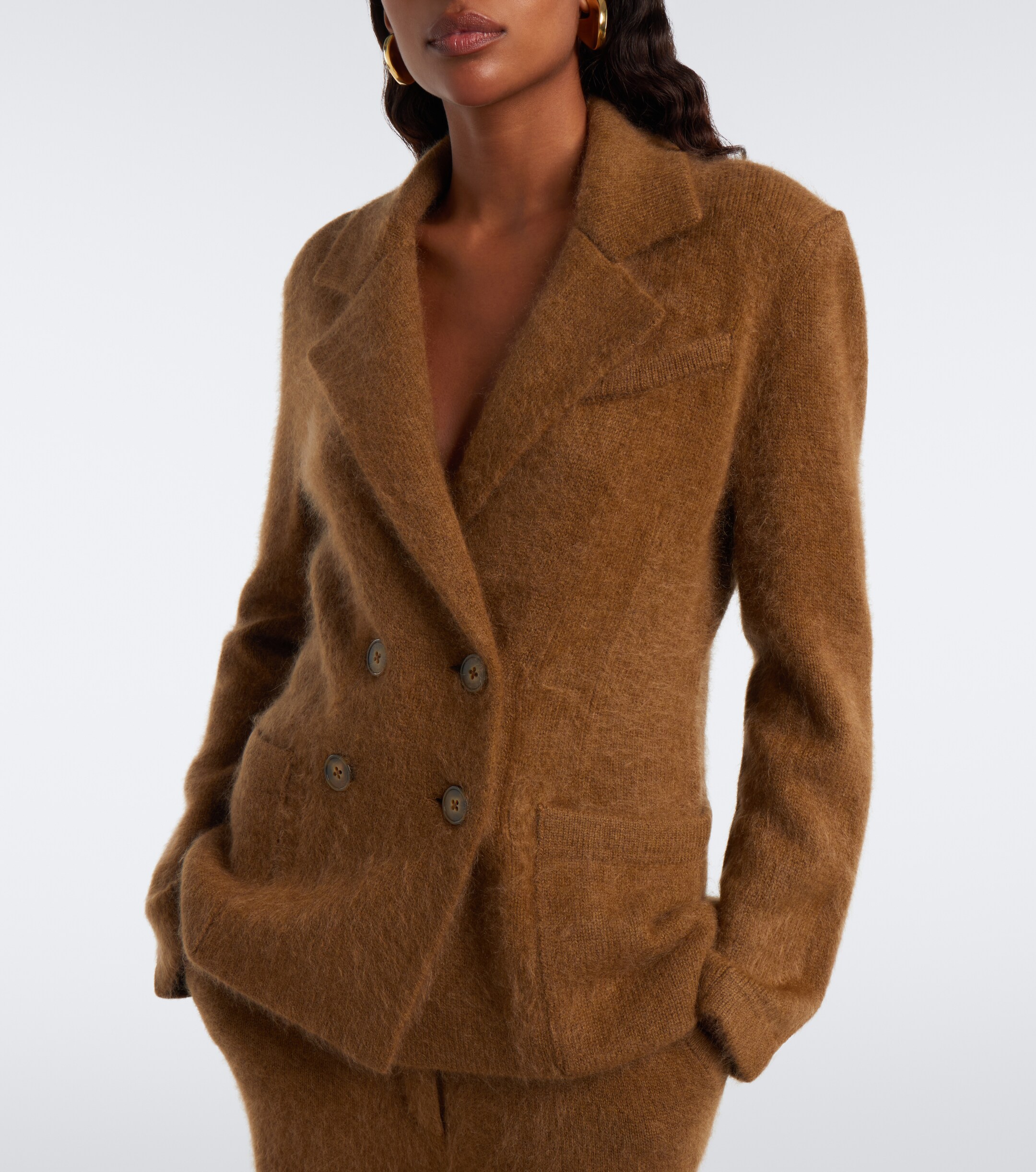 Dorothee Schumacher Dorothee Schumacher Fluffy Statements wool-blend blazer