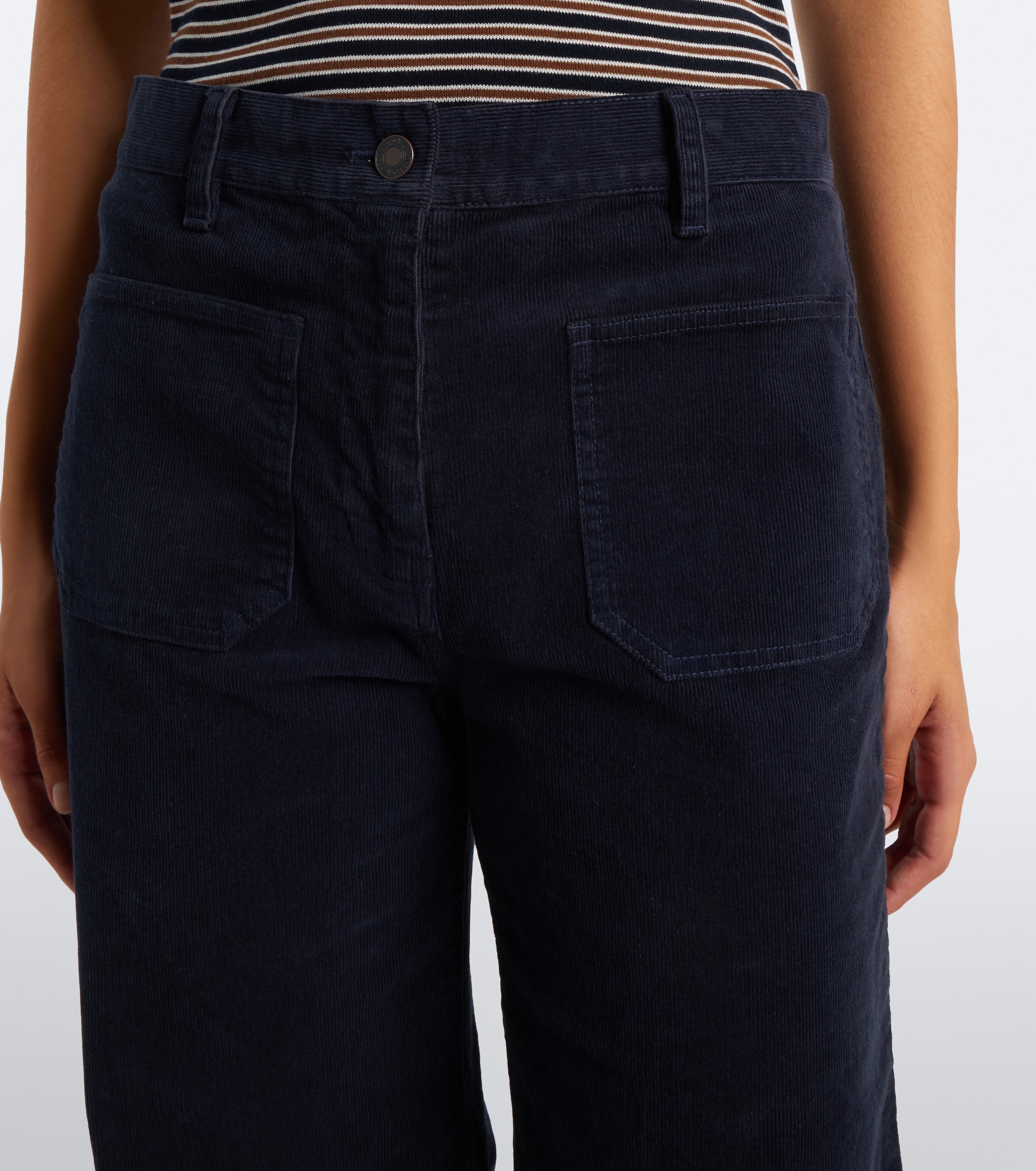 Nili Lotan Nili Lotan Florence cotton-blend corduroy wide-leg pants