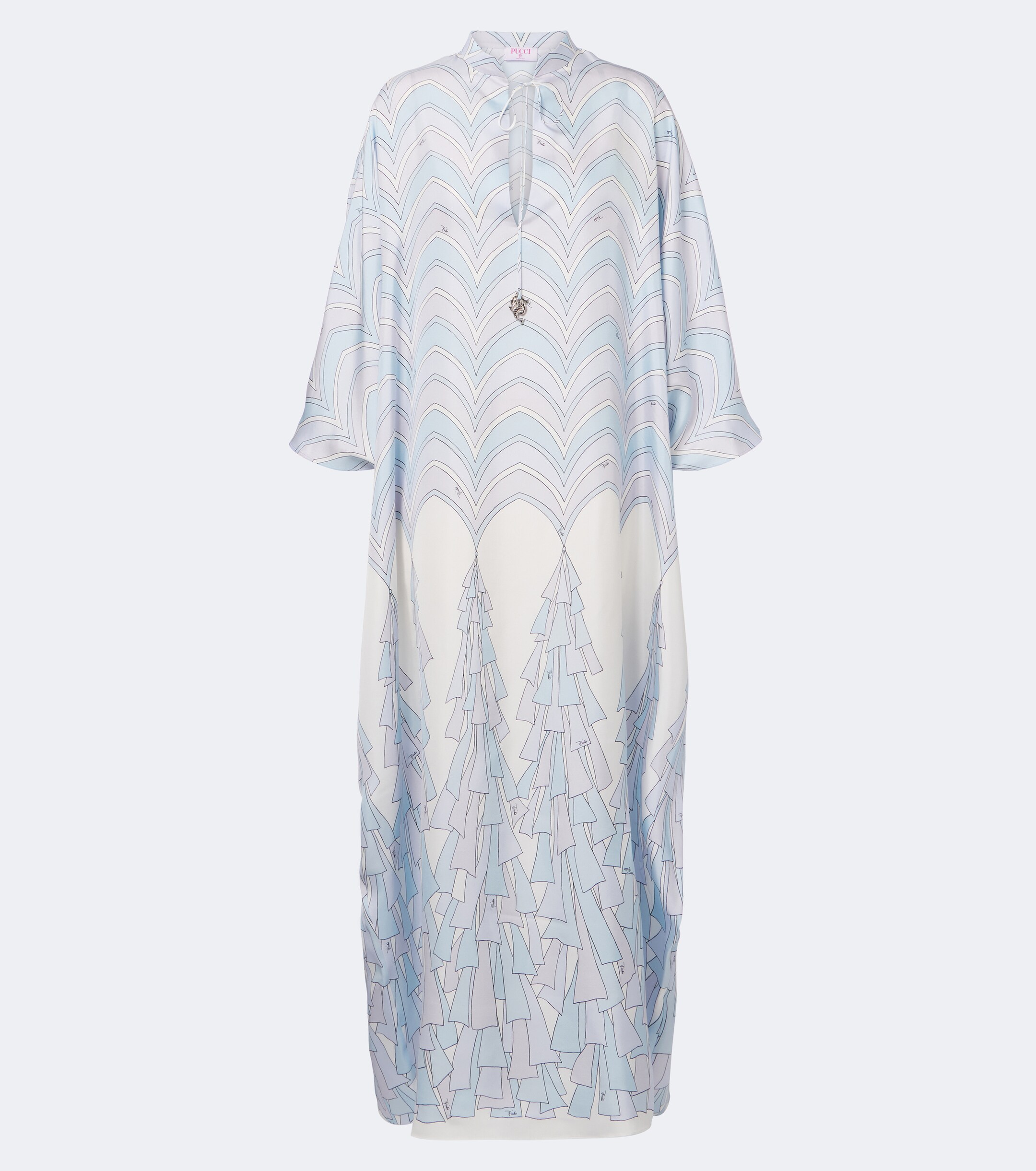 Pucci Pucci Baiadera silk twill kaftan