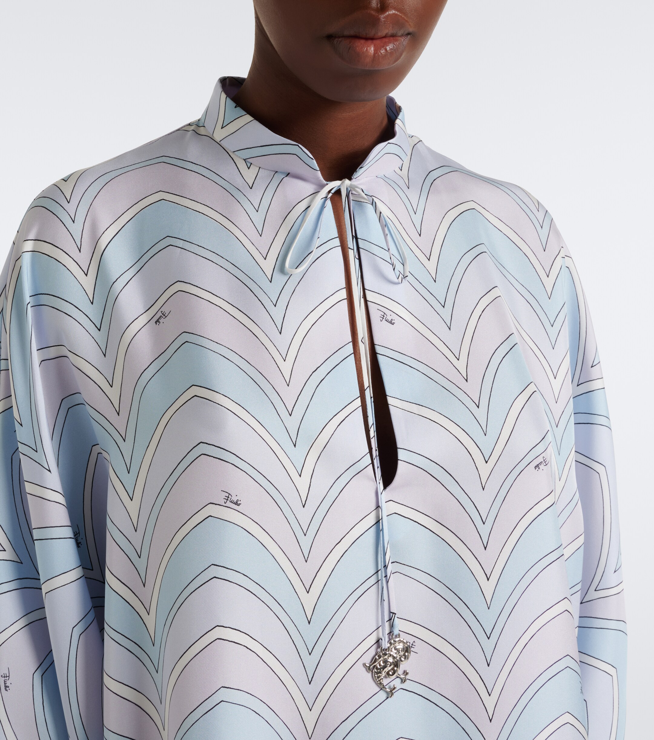 Pucci Pucci Baiadera silk twill kaftan