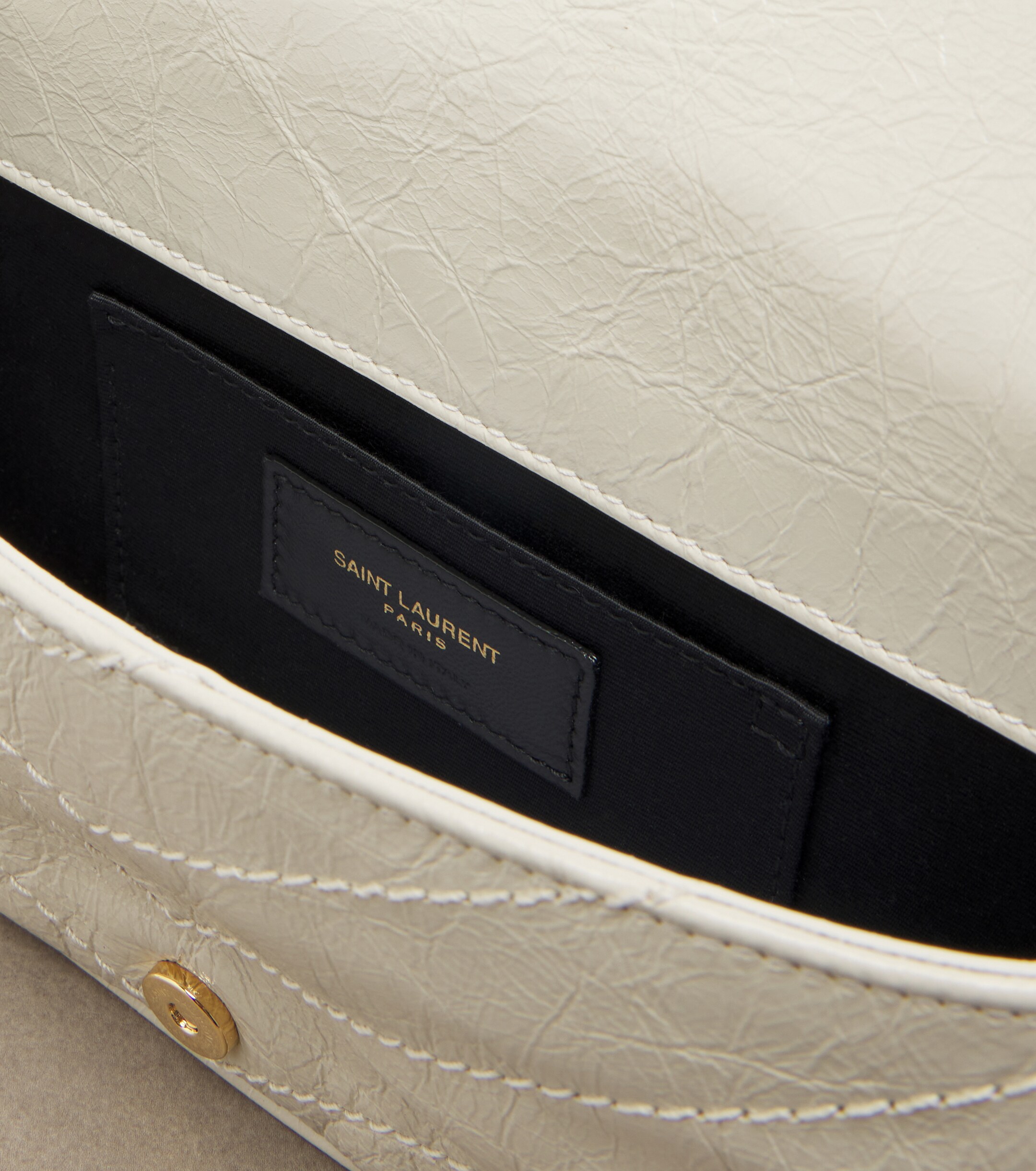 Saint Laurent Saint Laurent Niki leather wallet on chain