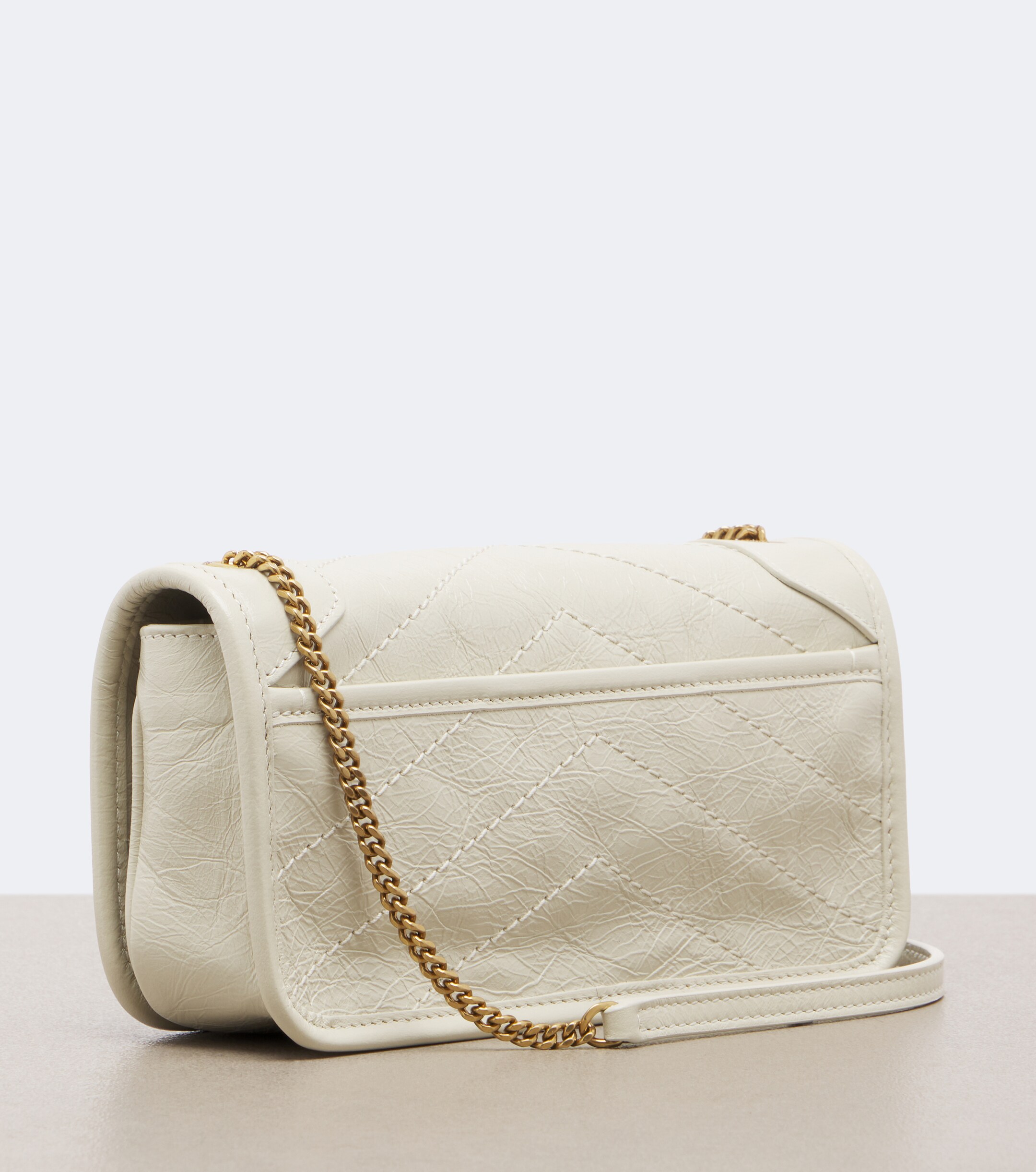 Saint Laurent Saint Laurent Niki leather wallet on chain