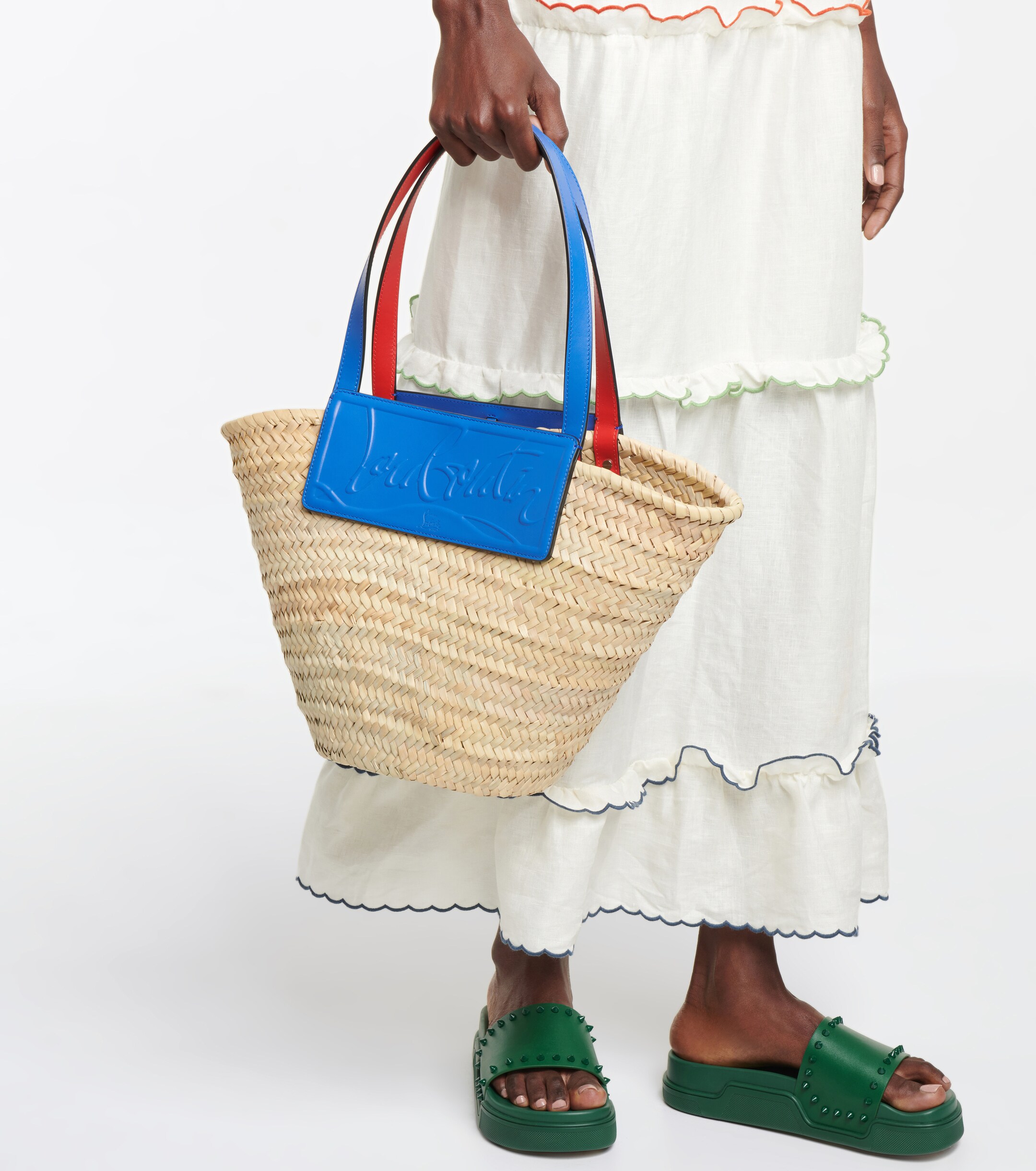 CHRISTIAN LOUBOUTIN Loubishore woven tote
