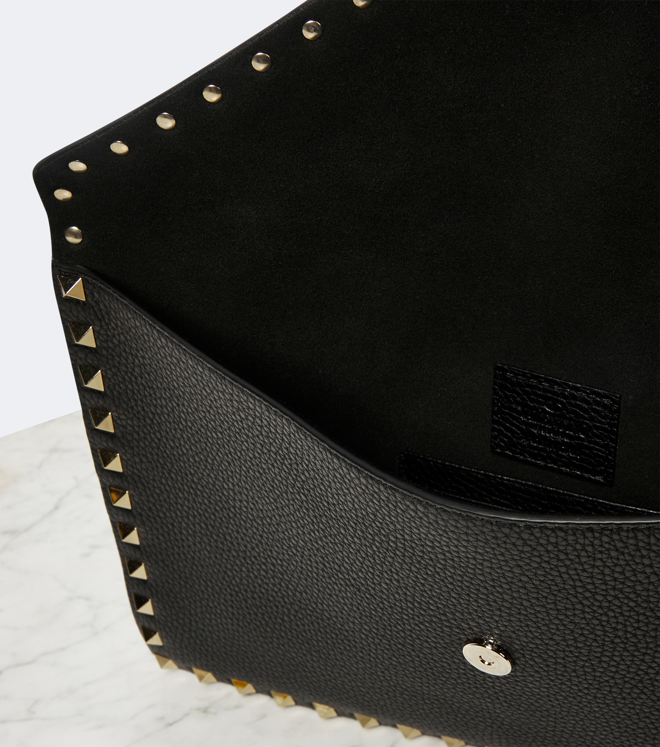 Valentino Garavani Rockstud leather clutch thumbnail