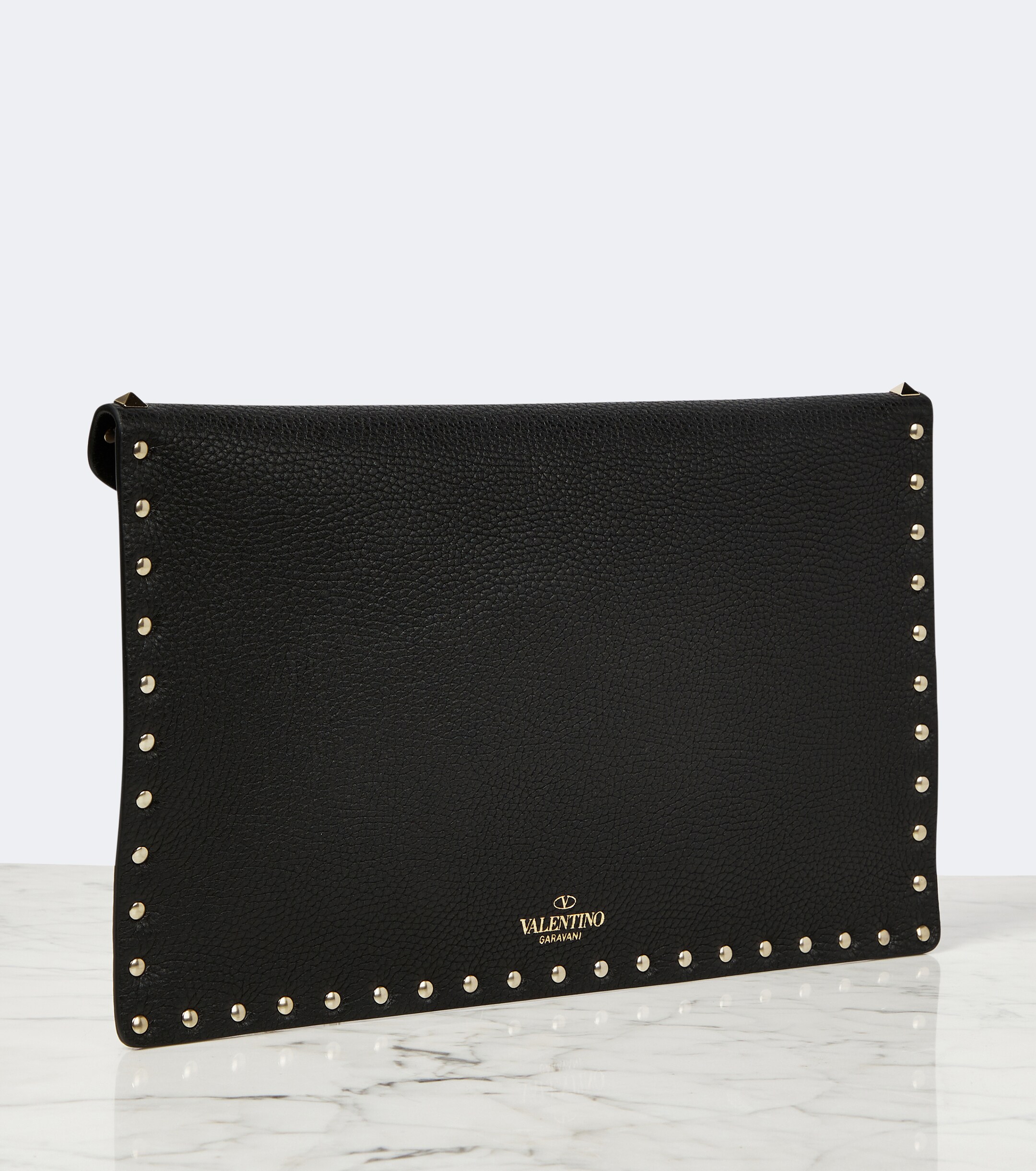Valentino Garavani Rockstud leather clutch thumbnail
