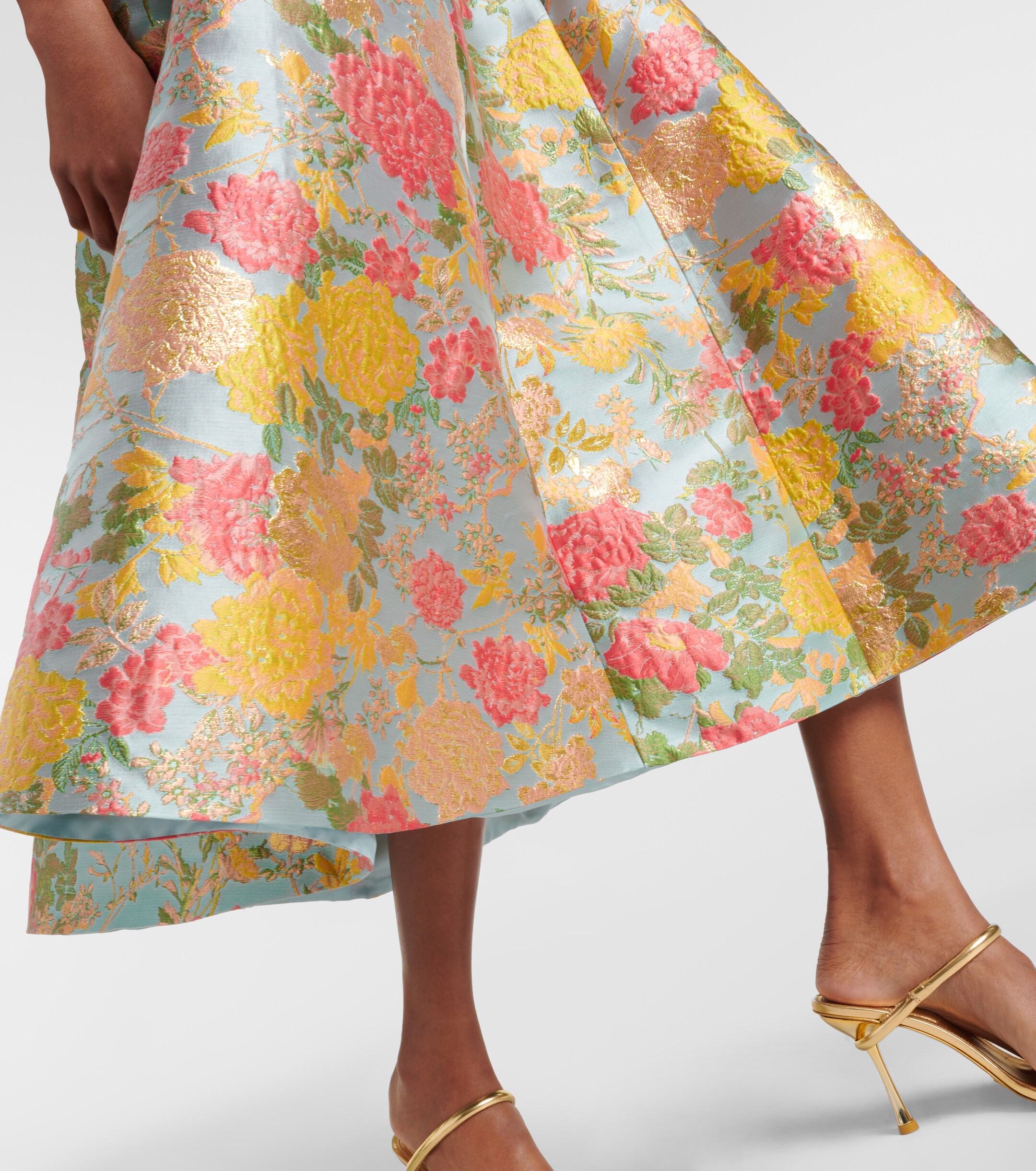 Markarian Jackie floral jacquard midi dress