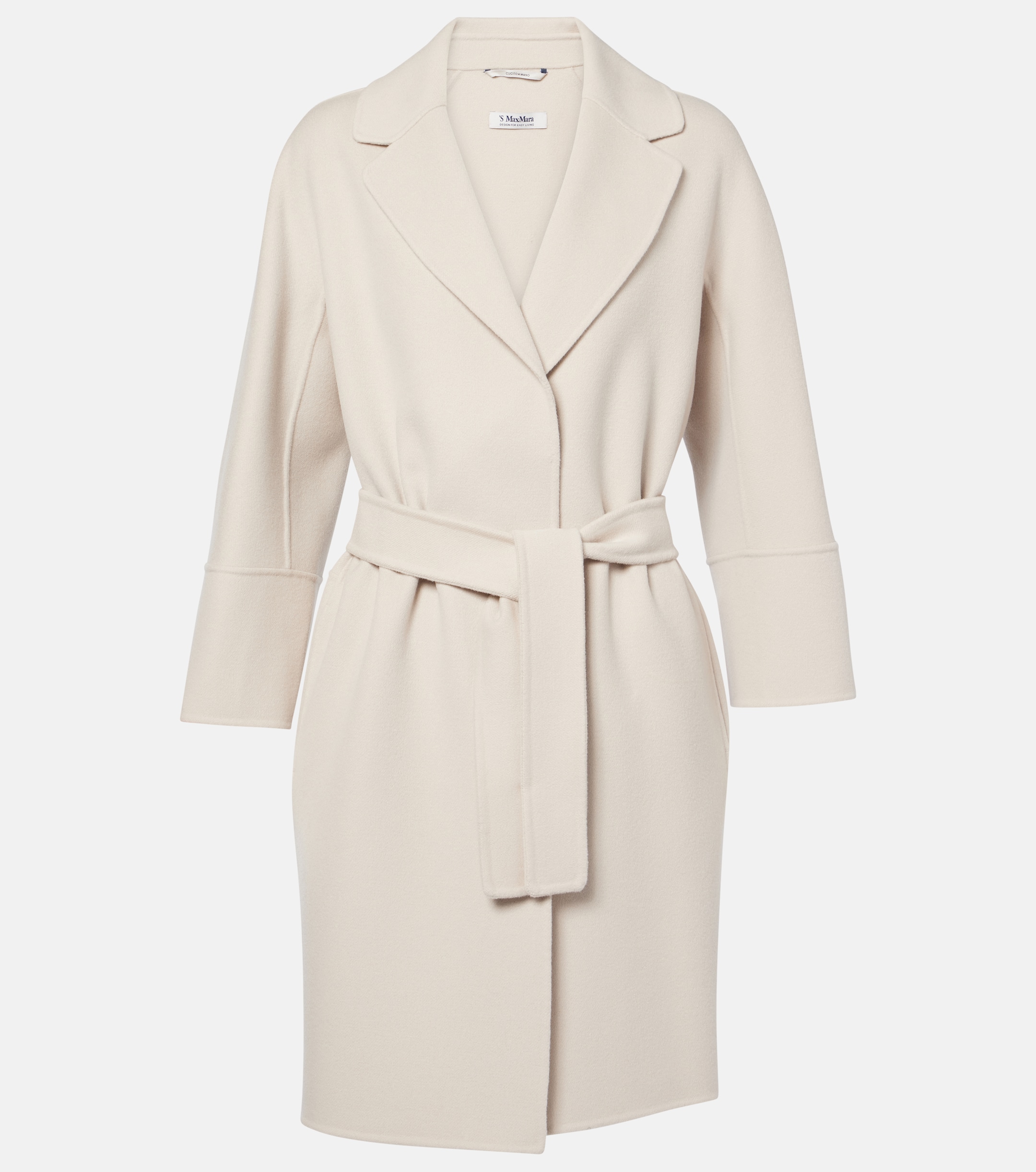 S Max Mara Arona wool wrap coat thumbnail