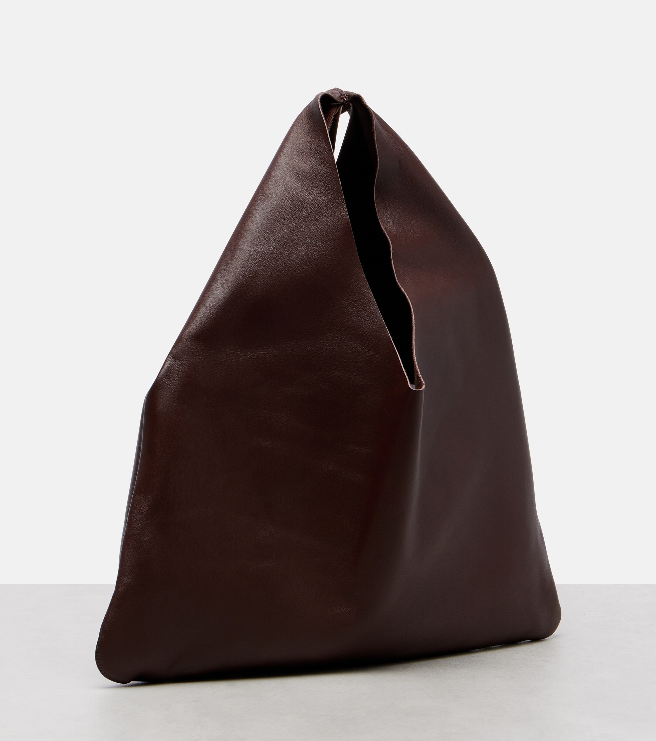 The Row Bindle Small leather top-handle bag
