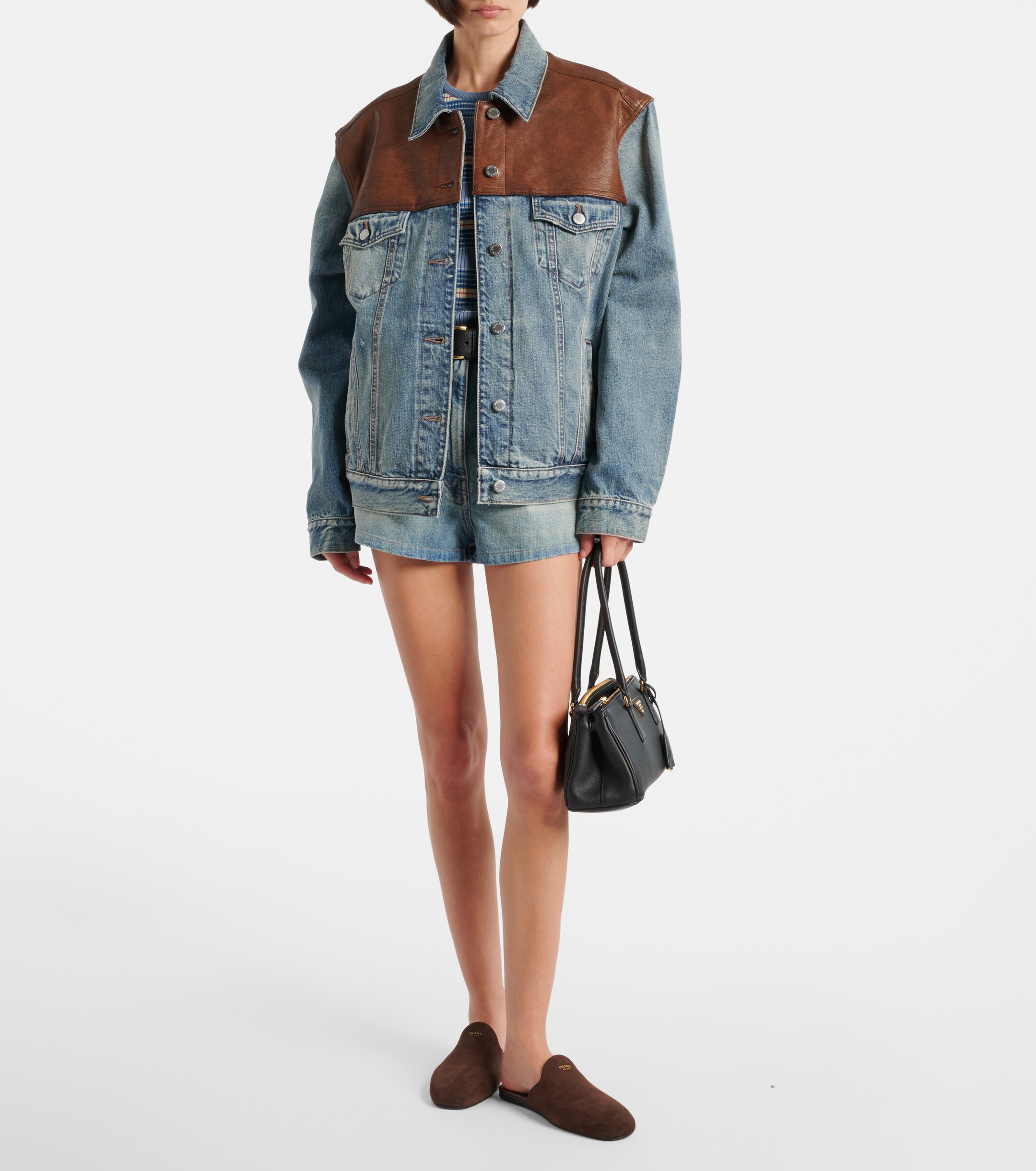 Prada Prada Galleria Medium leather tote bag