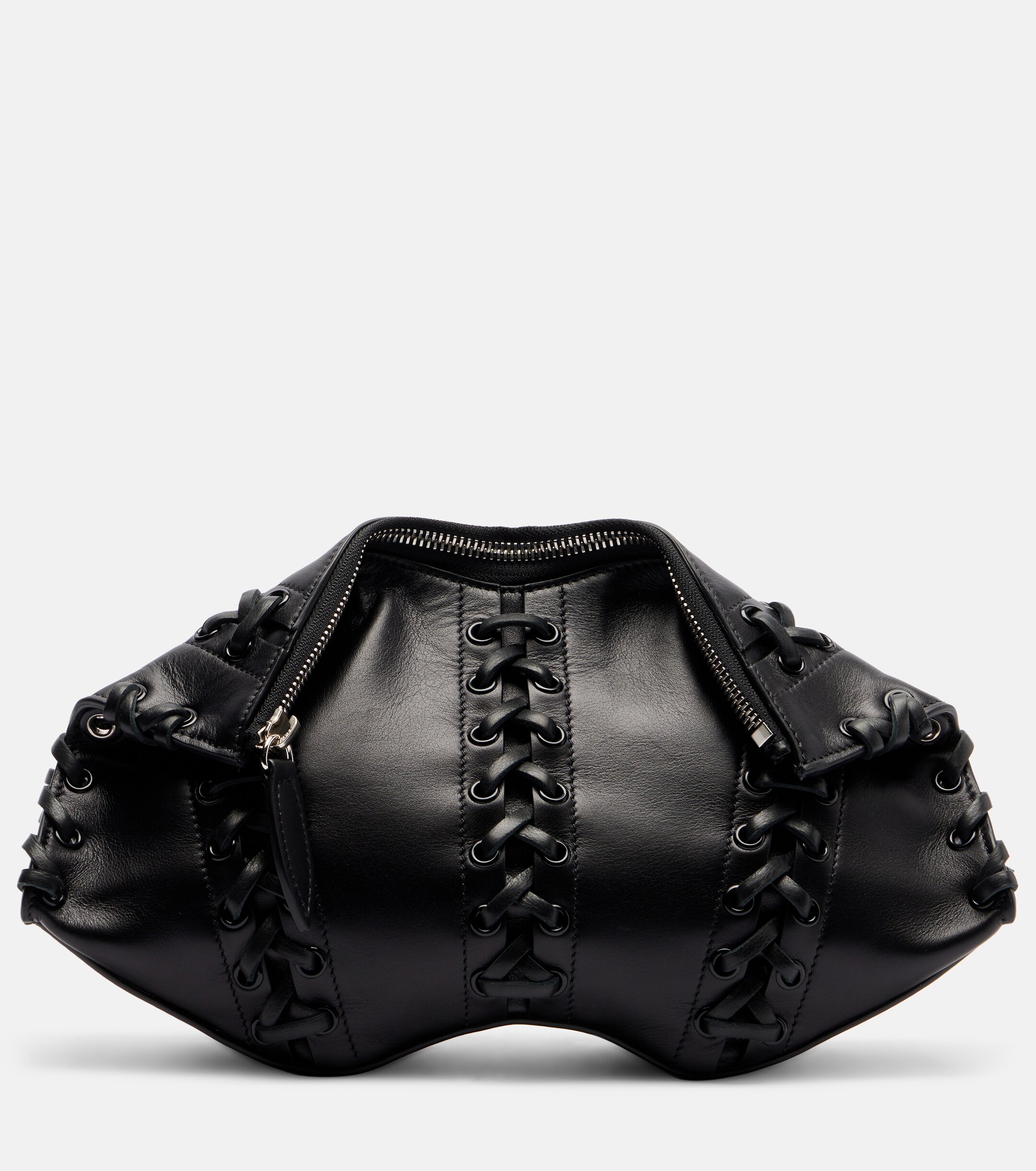 McQueen Manta Small leather shoulder bag