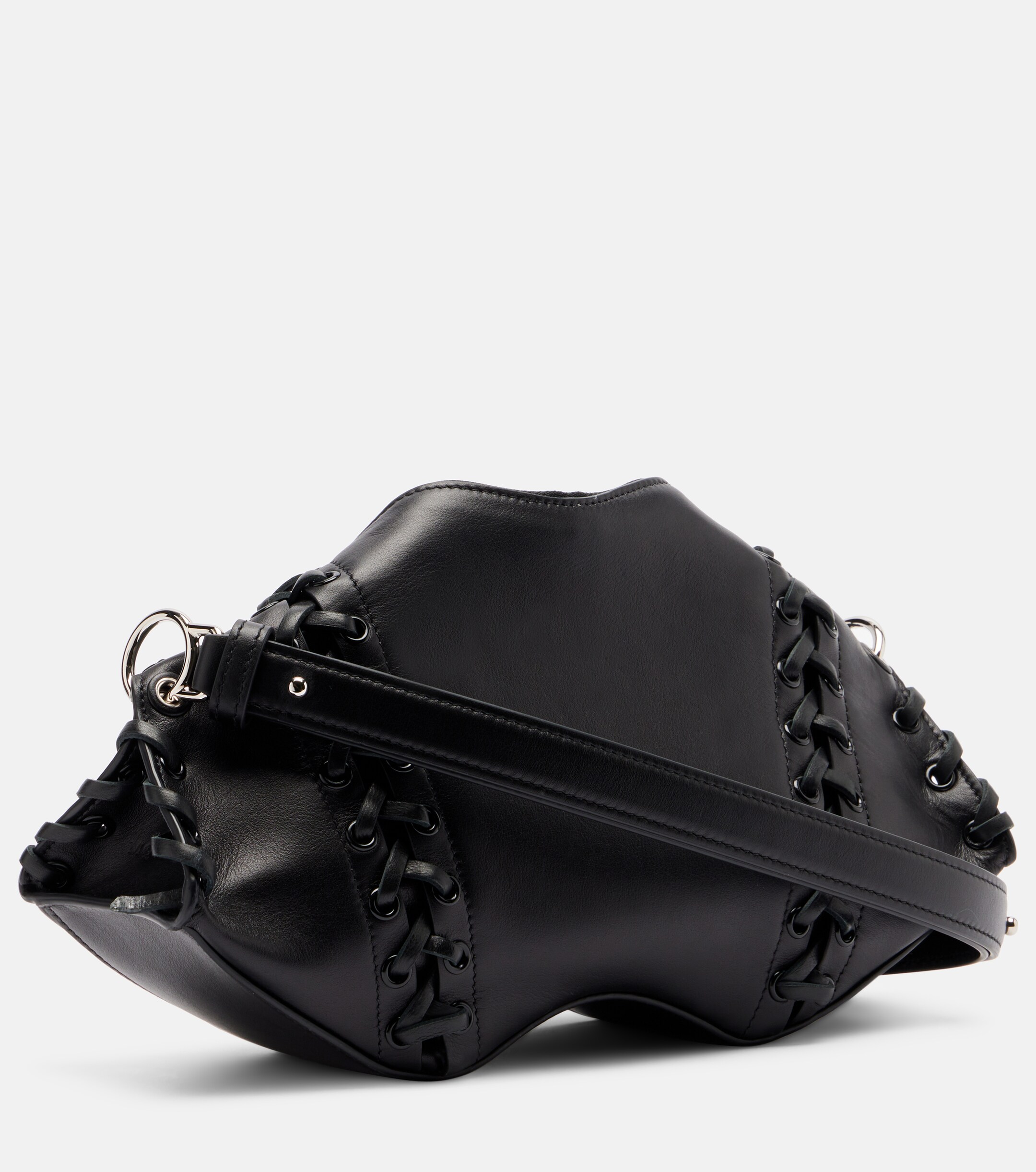 McQueen Manta Small leather shoulder bag