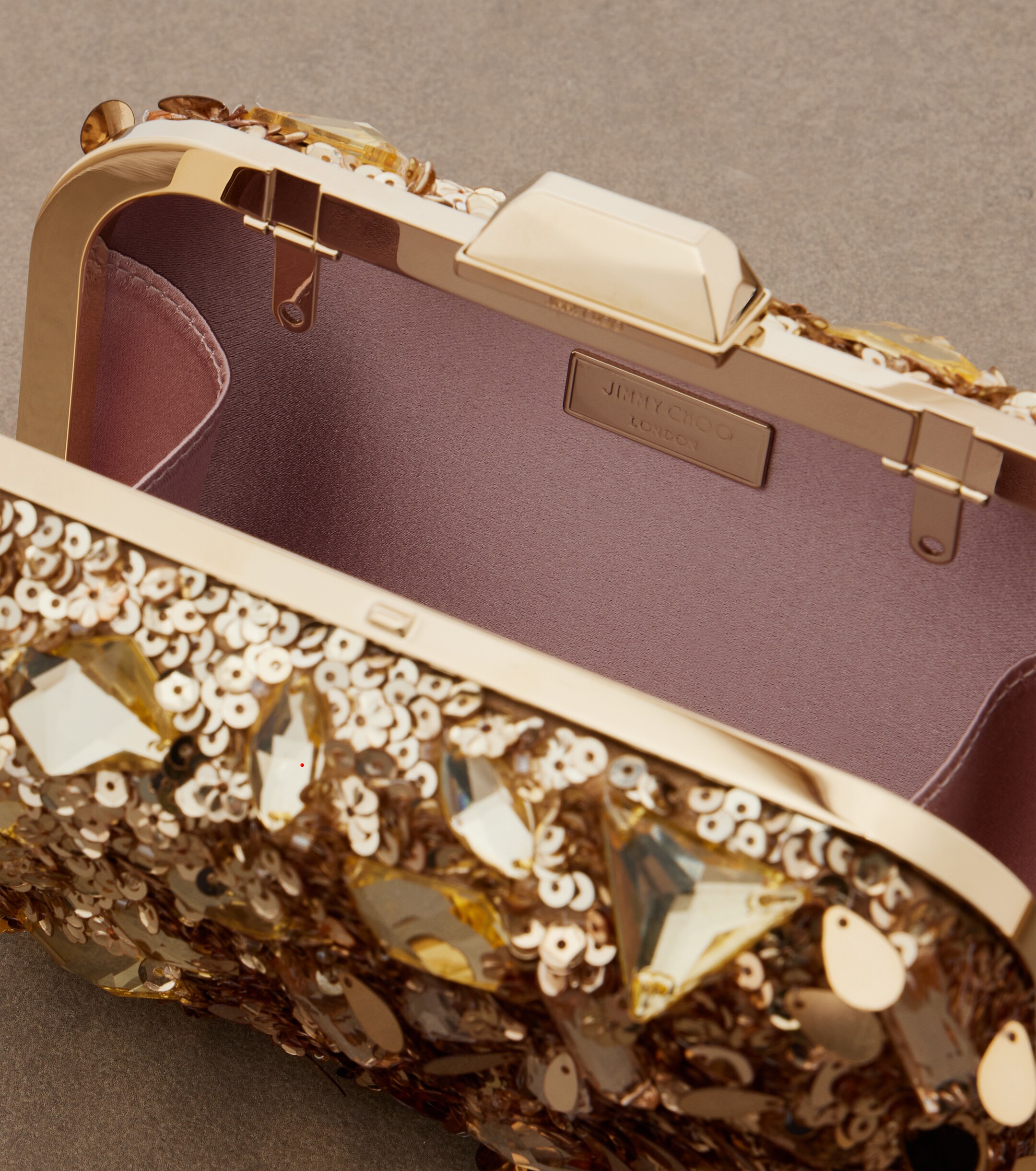 JIMMY CHOO Cloud embellished clutch