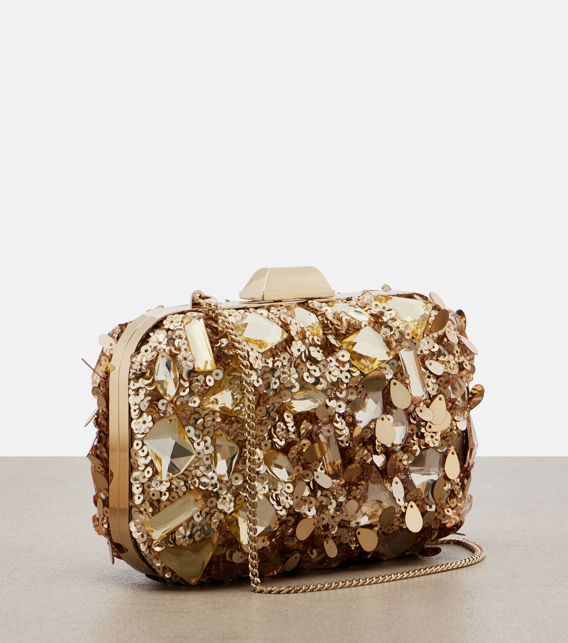 JIMMY CHOO Cloud embellished clutch