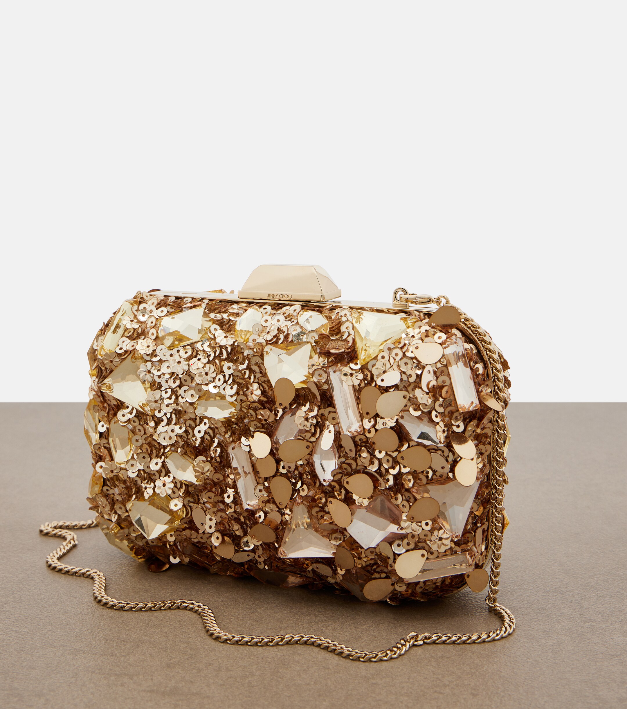 JIMMY CHOO Cloud embellished clutch
