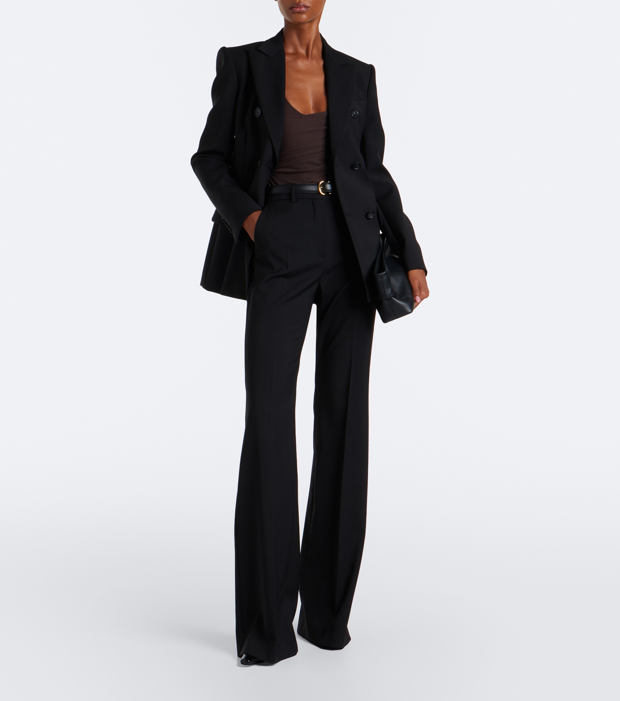 Alex Perry Alex Perry Gathered mesh bodysuit