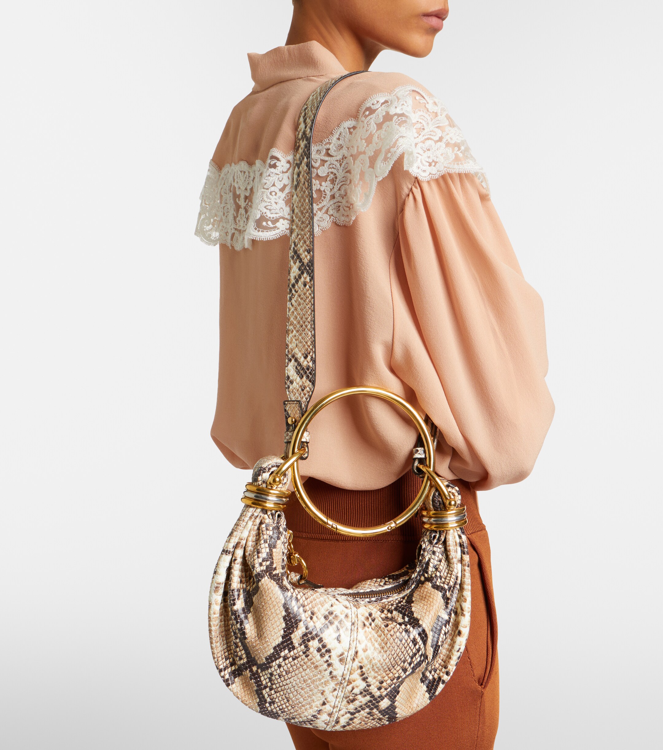 Chloé Bracelet Small leather top-handle bag