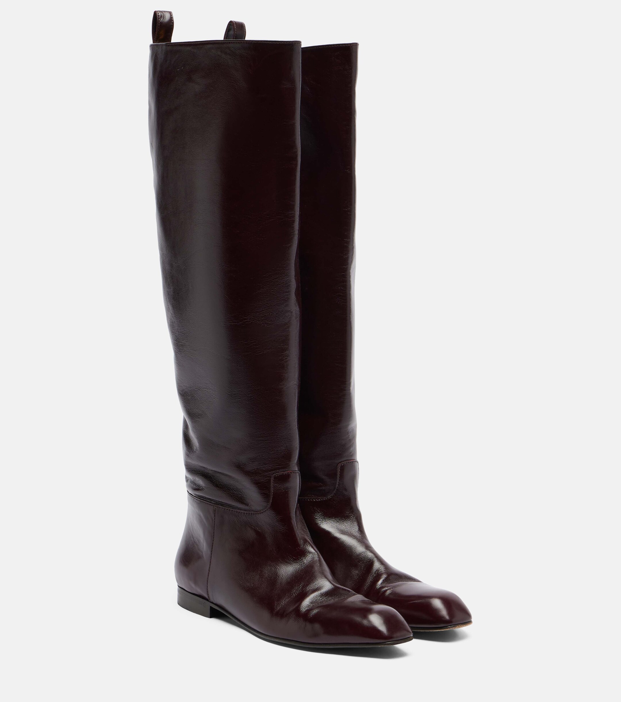 KHAITE Khaite Colt leather knee-high boots