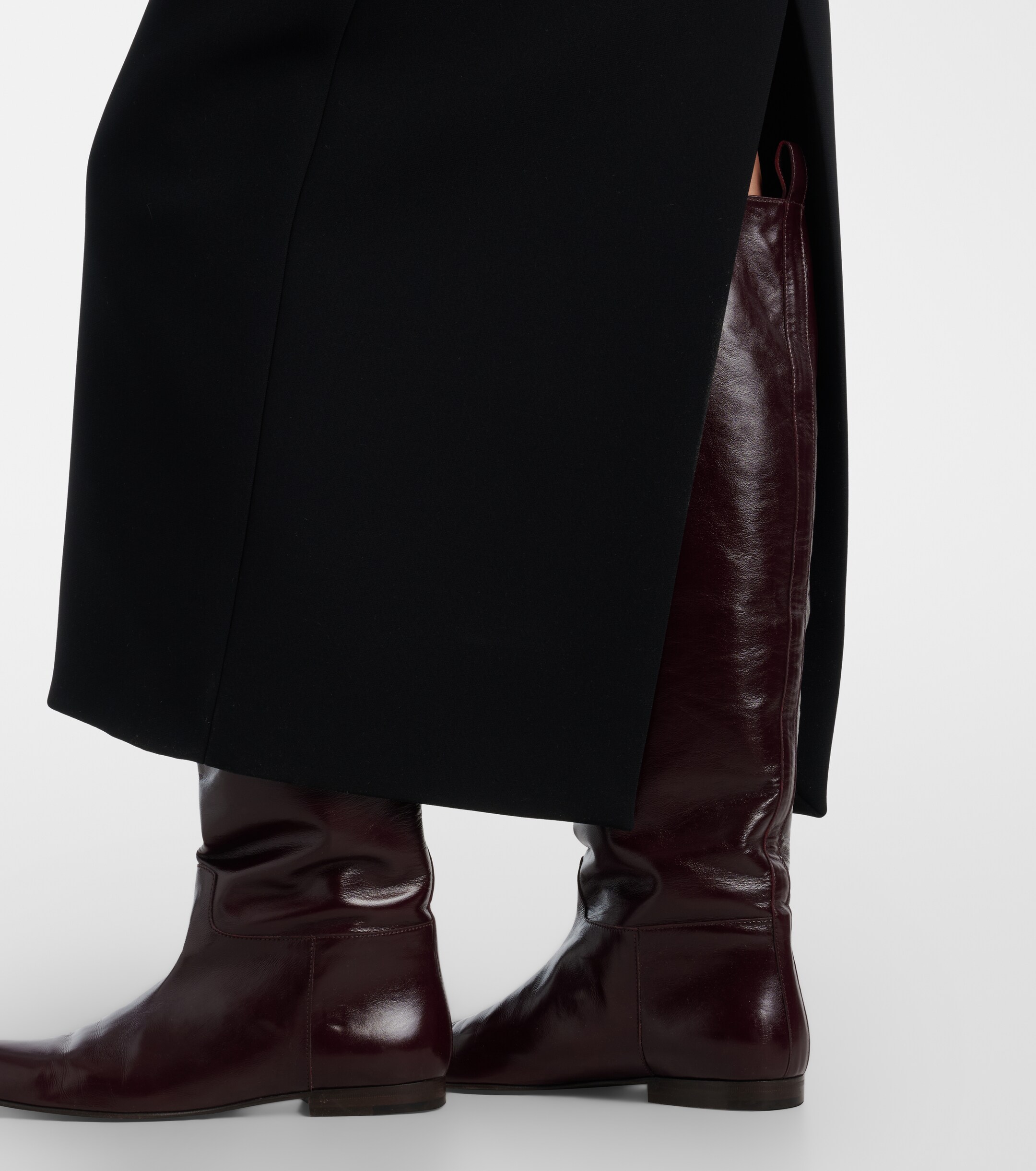 KHAITE Khaite Colt leather knee-high boots