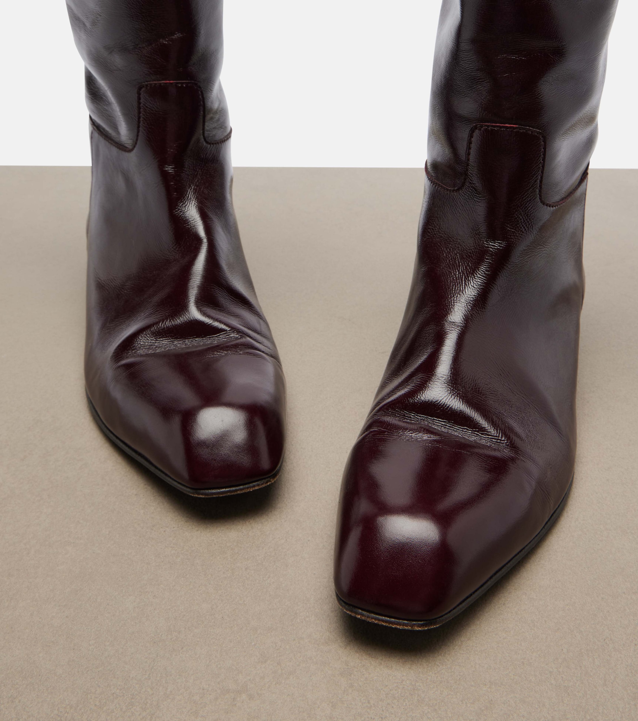 KHAITE Khaite Colt leather knee-high boots
