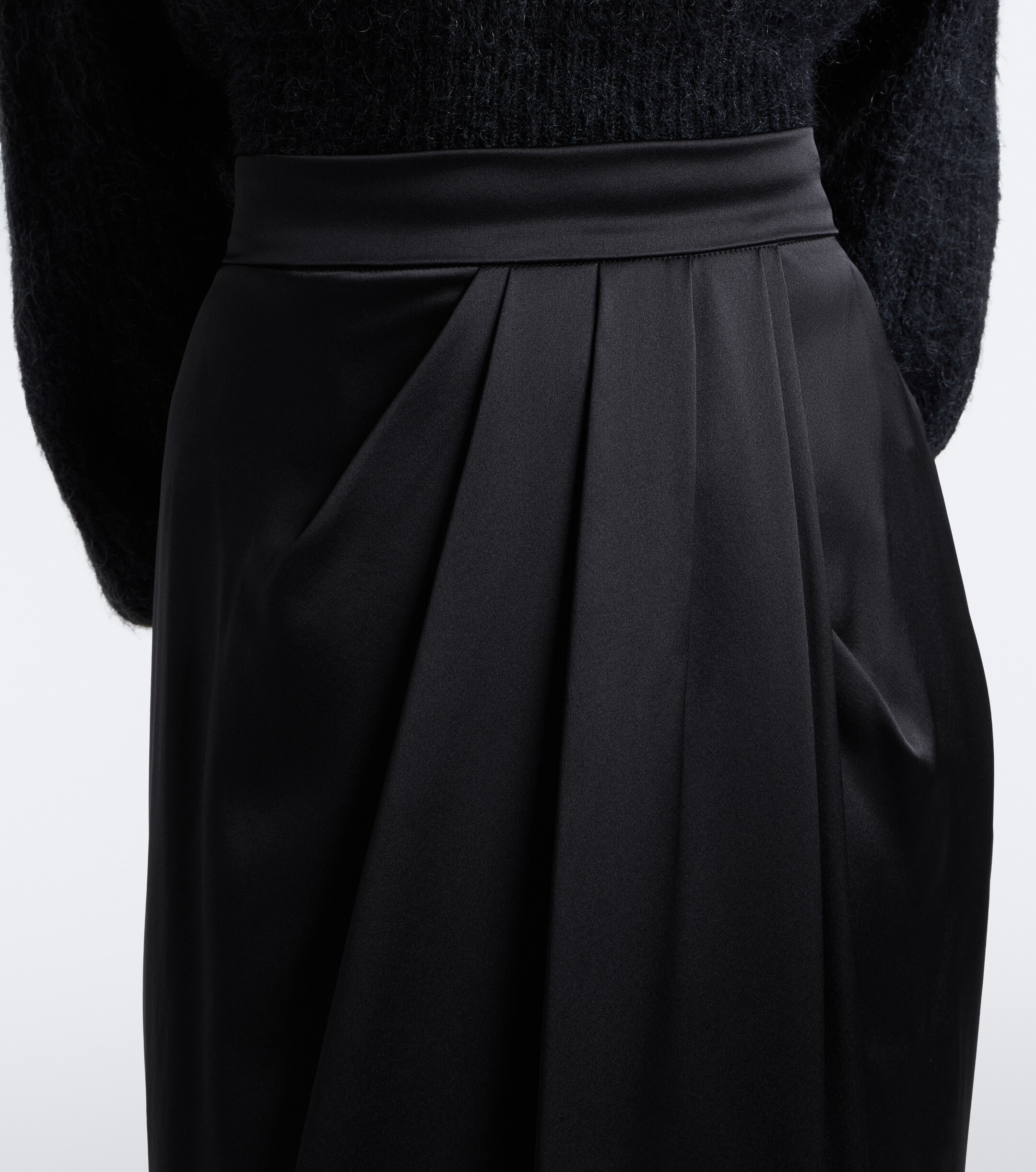 Max Mara Max Mara Draped silk maxi skirt