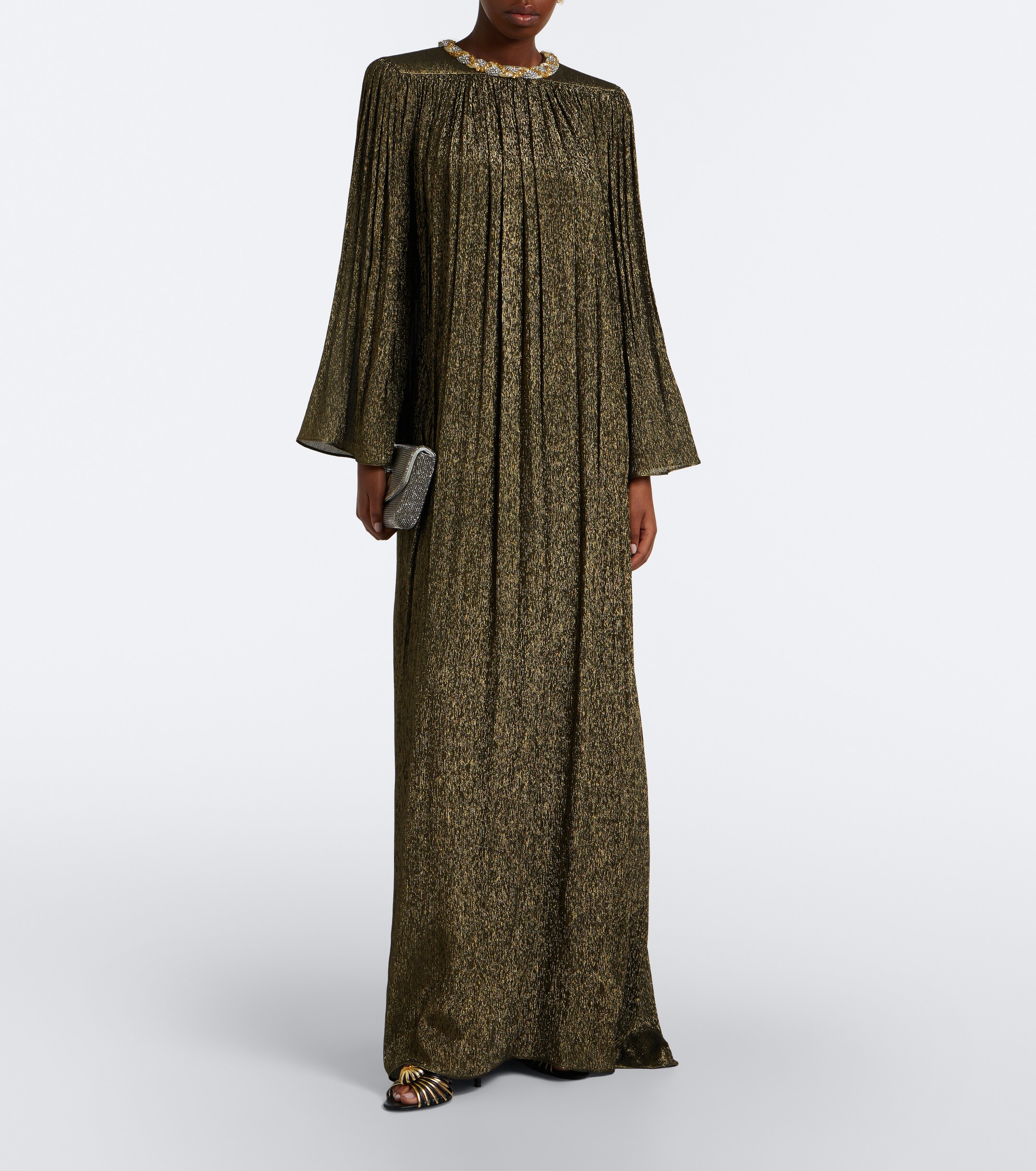 Valentino Garavani Valentino Garavani Embellished silk-blend gown