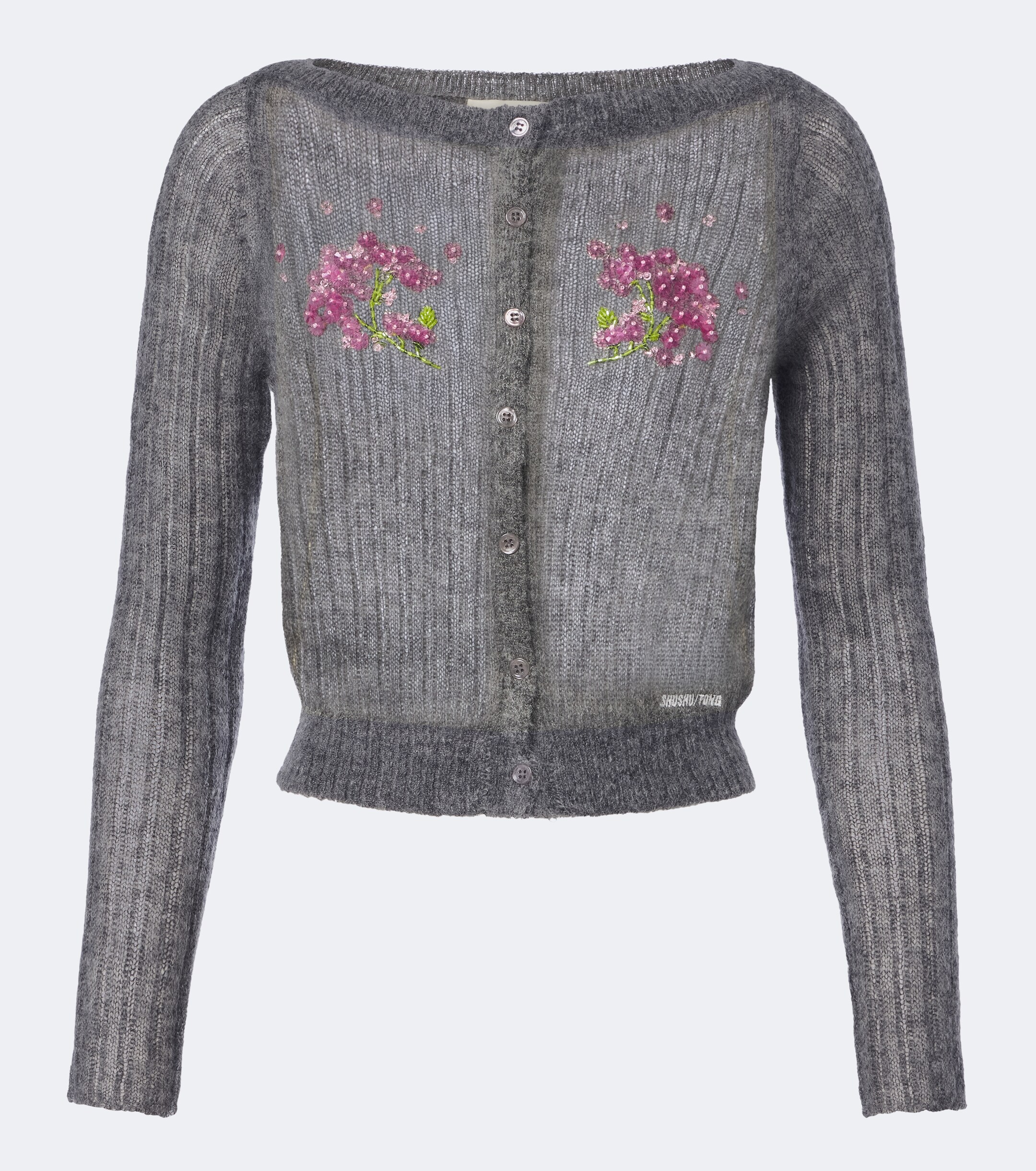 SHUSHU/TONG Shushu/Tong Embellished wool and mohair-blend cardigan