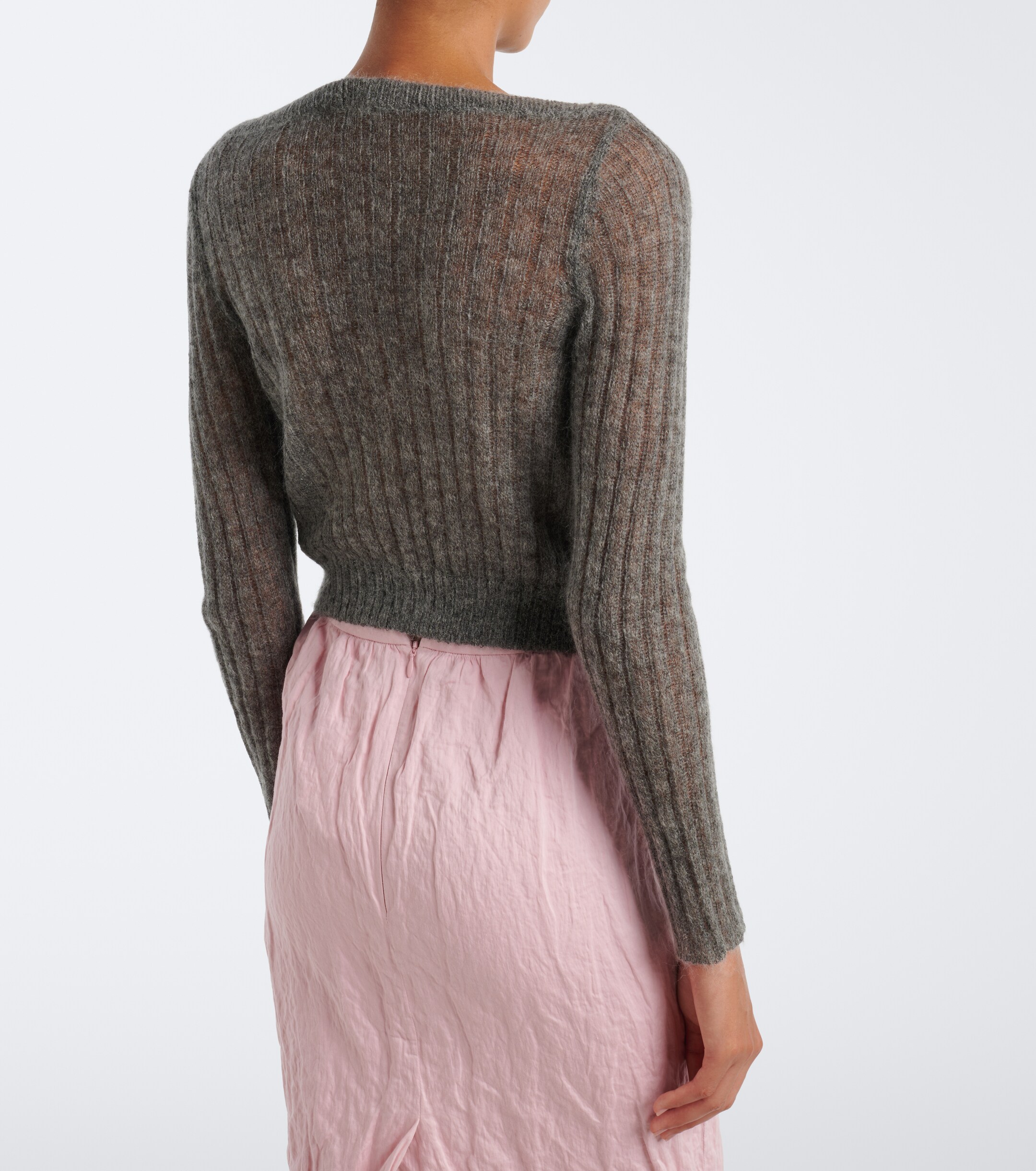 SHUSHU/TONG Shushu/Tong Embellished wool and mohair-blend cardigan