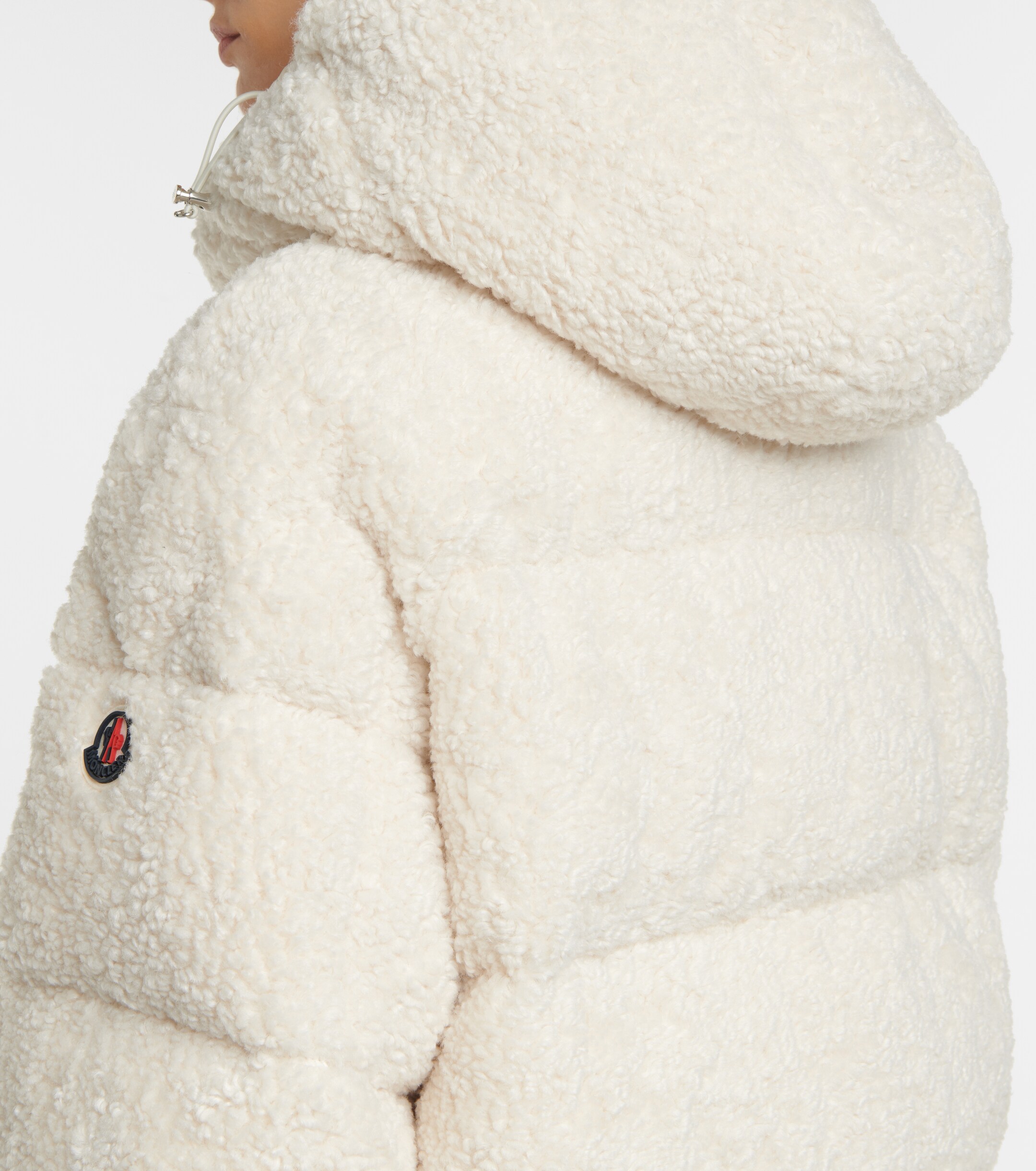 Moncler - Hainardia teddy down coat | Plush