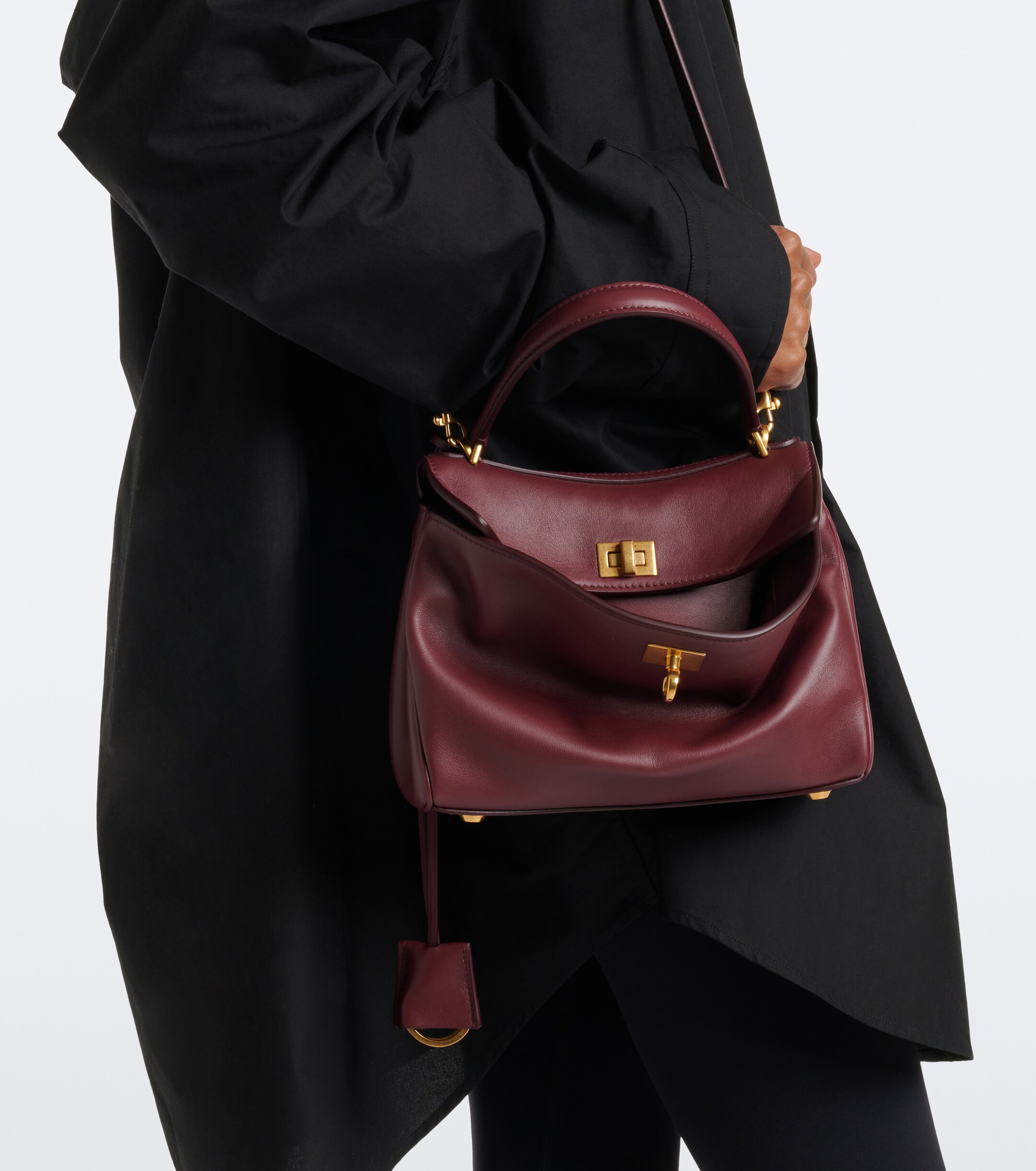 Balenciaga Rodeo Mini leather top-handle bag