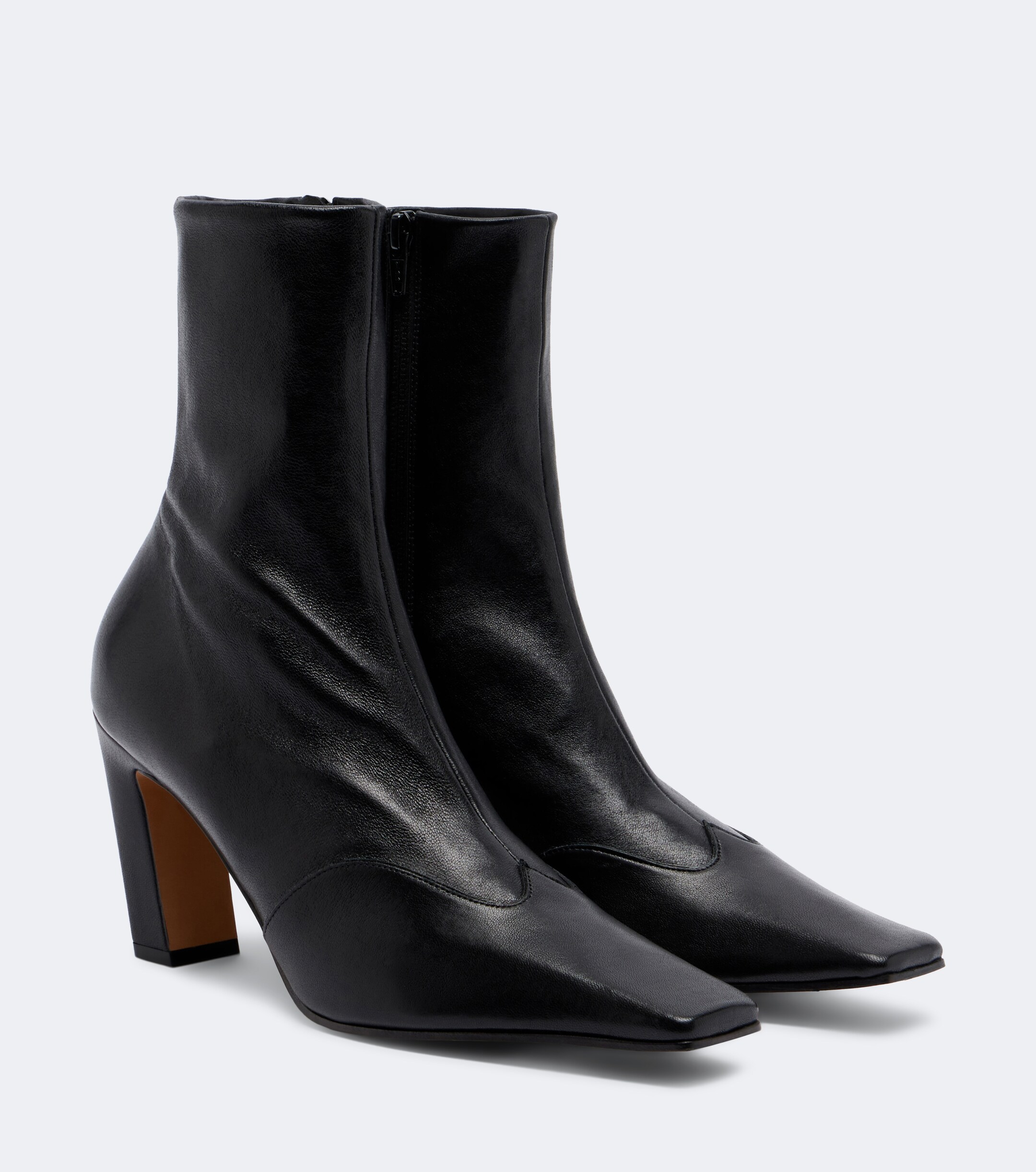 KHAITE Khaite Nevada leather ankle boots