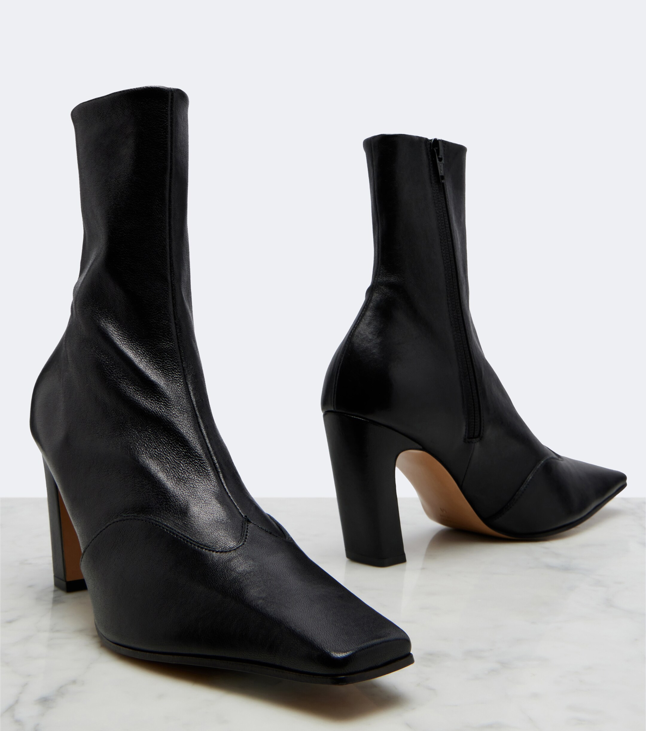 KHAITE Khaite Nevada leather ankle boots