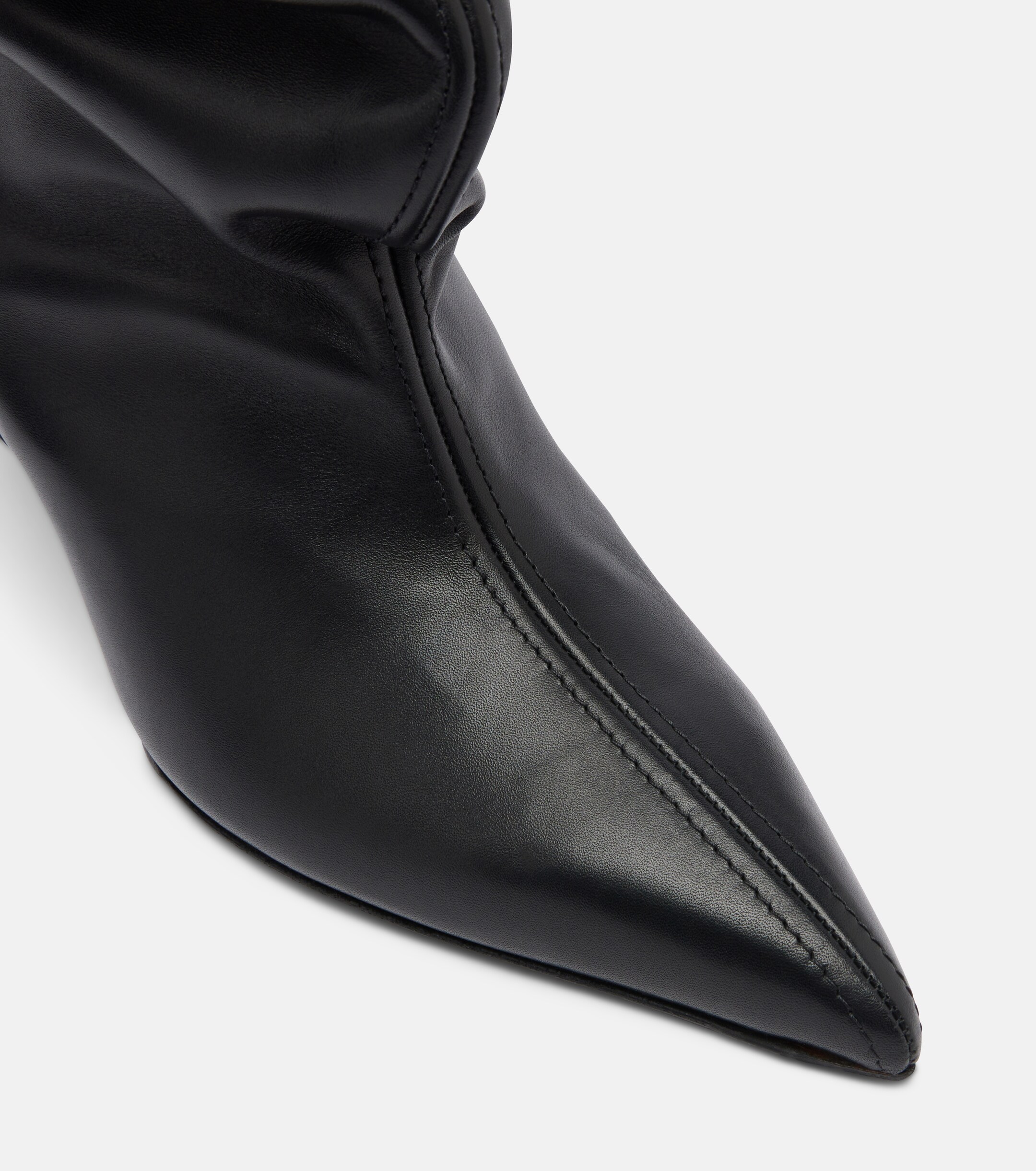Balmain Balmain Leather wedge boots