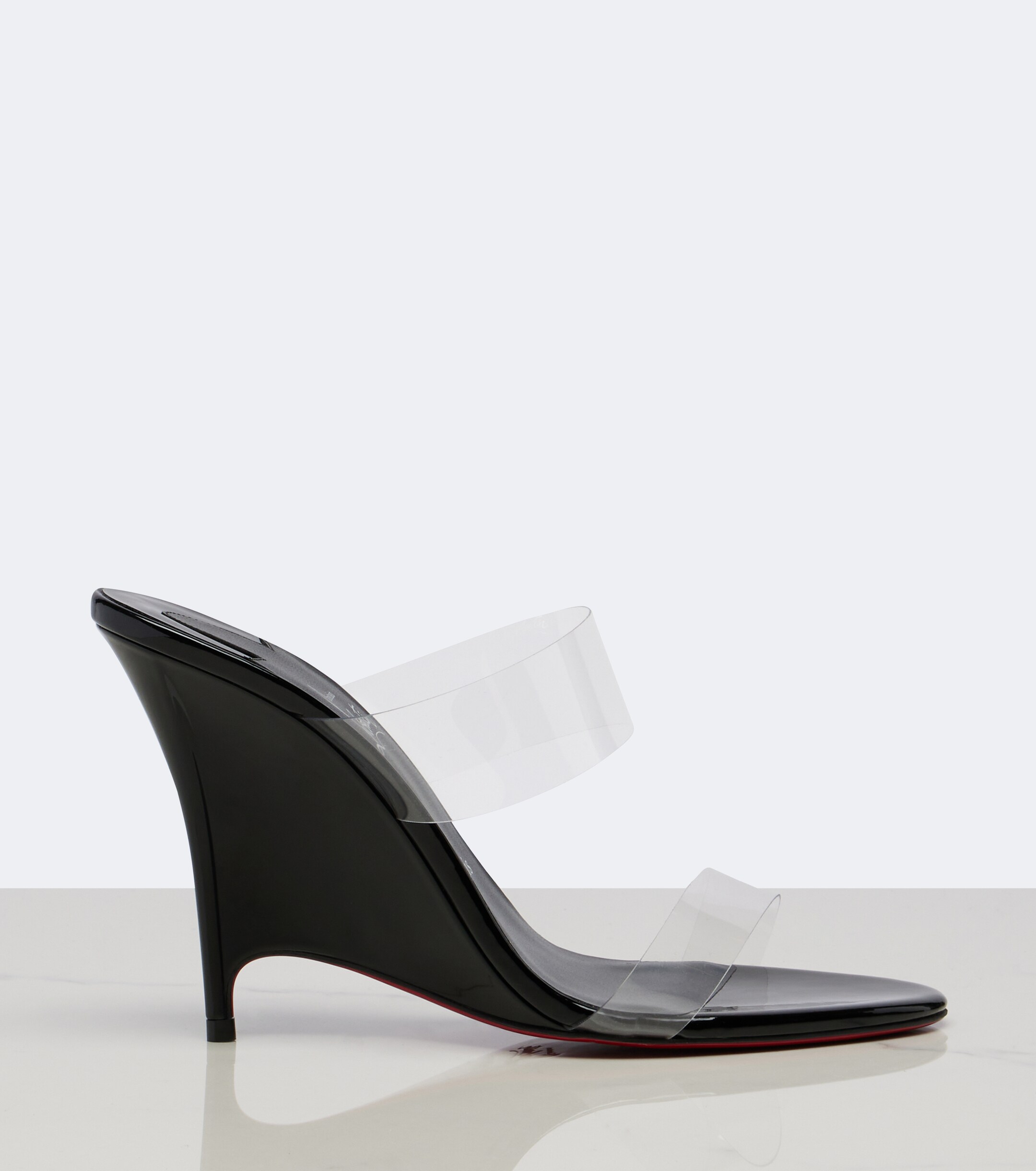 CHRISTIAN LOUBOUTIN Christian Louboutin Miss Z TPU wedge sandals