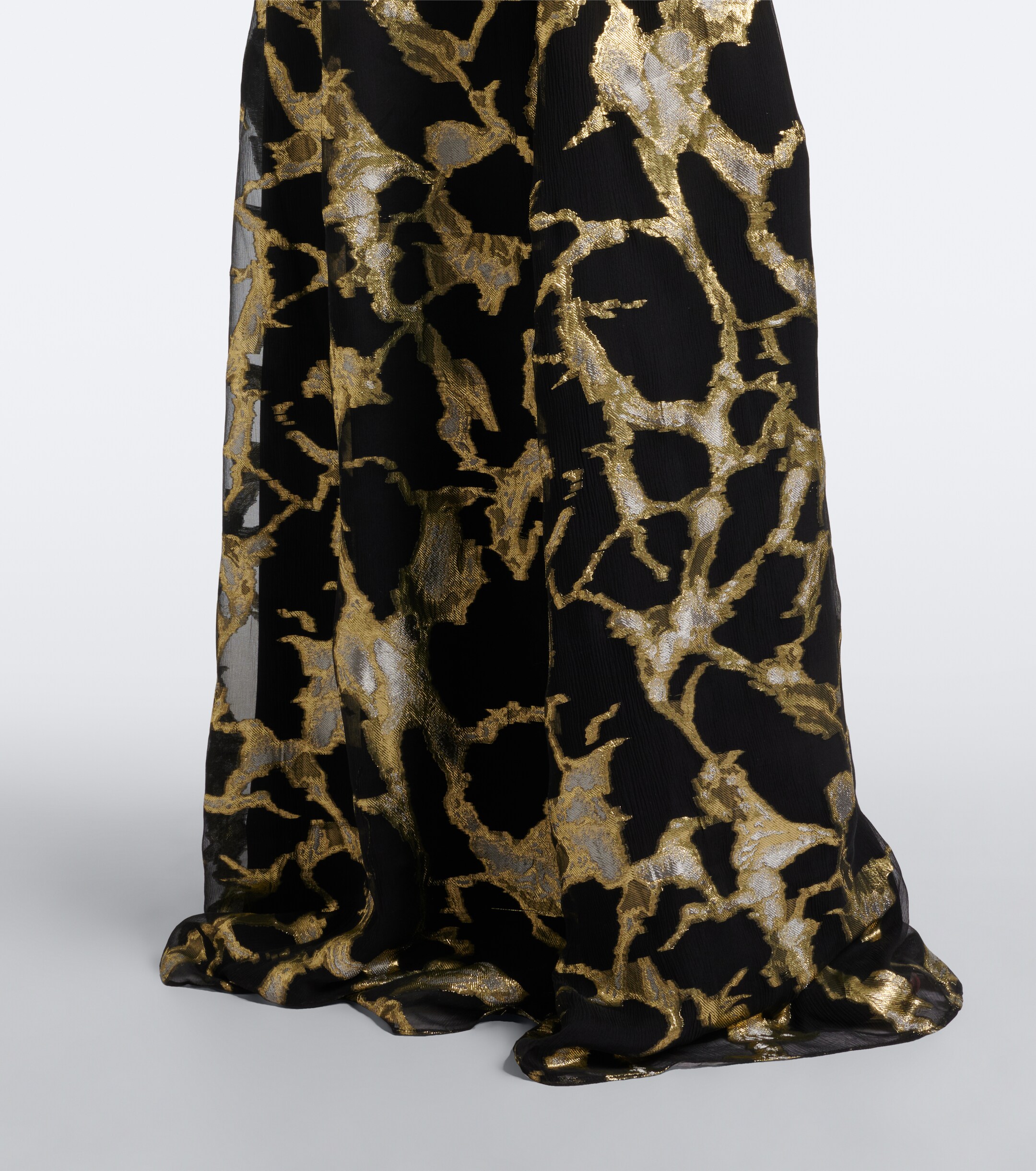 Taller Marmo Taller Marmo Kintsugi silk-blend fil coupé gown