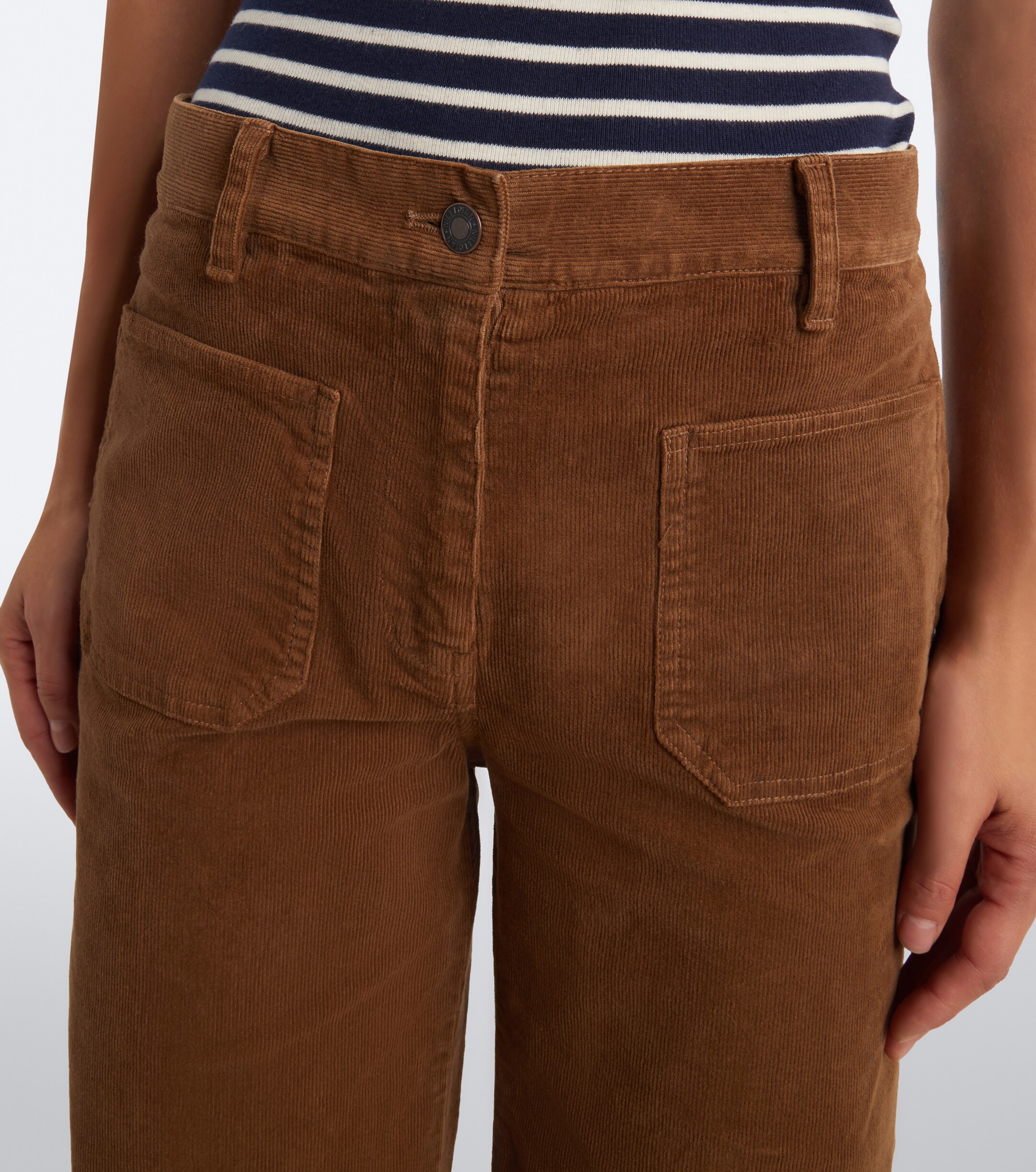 Nili Lotan Nili Lotan Florence cotton-blend corduroy wide-leg pants