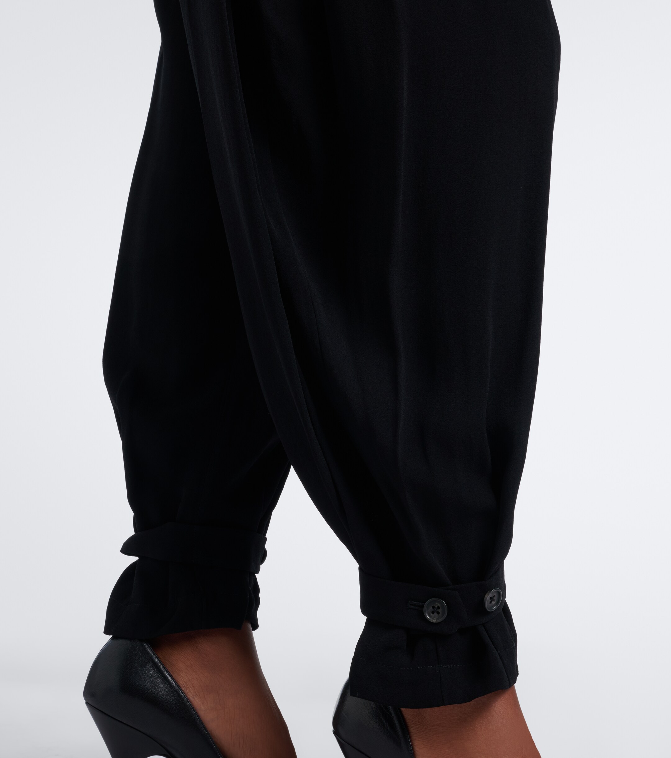 Polo Ralph Lauren Polo Ralph Lauren Pleated crêpe balloon pants