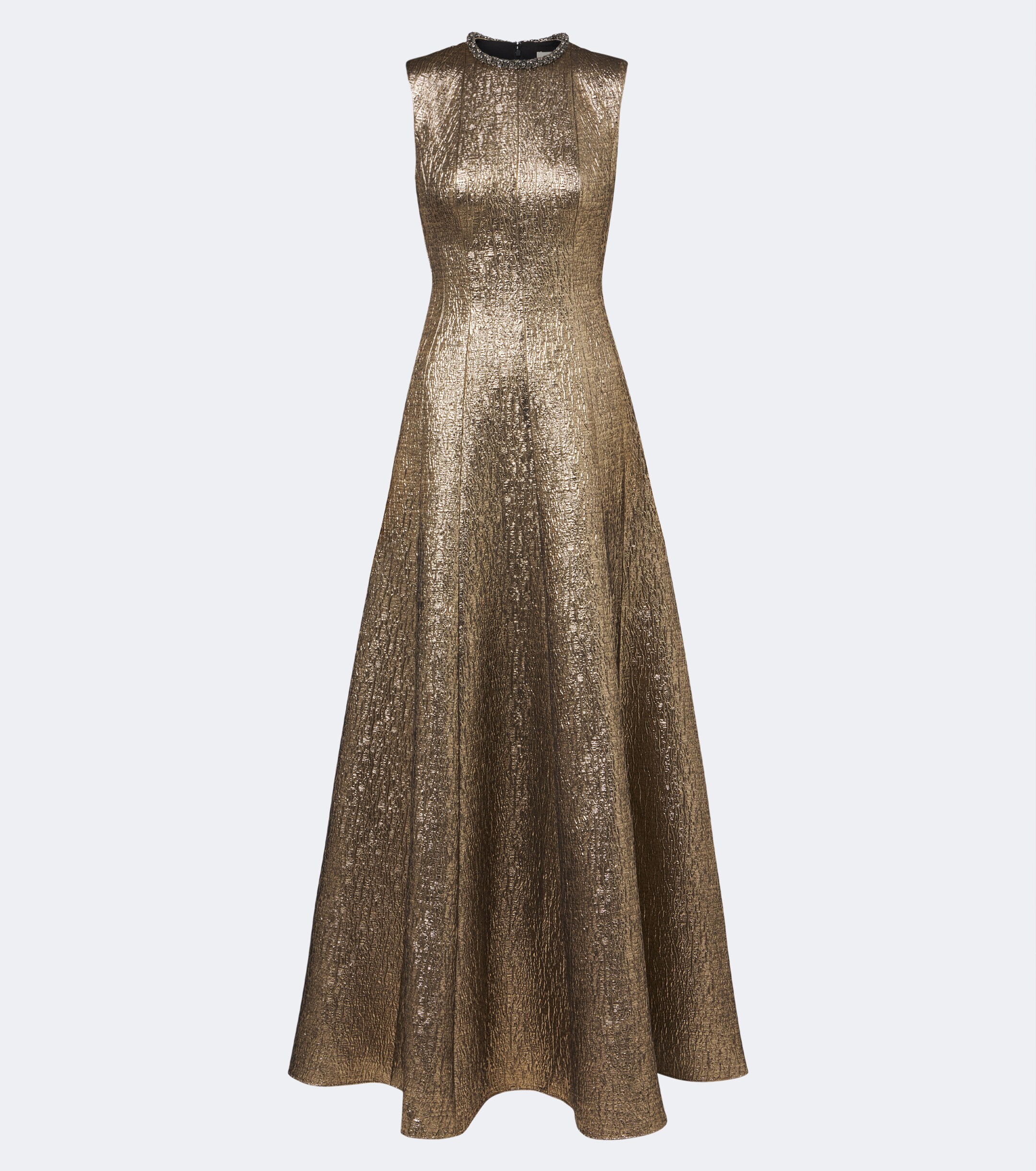 Roland Mouret Roland Mouret Embellished lamé jacquard gown