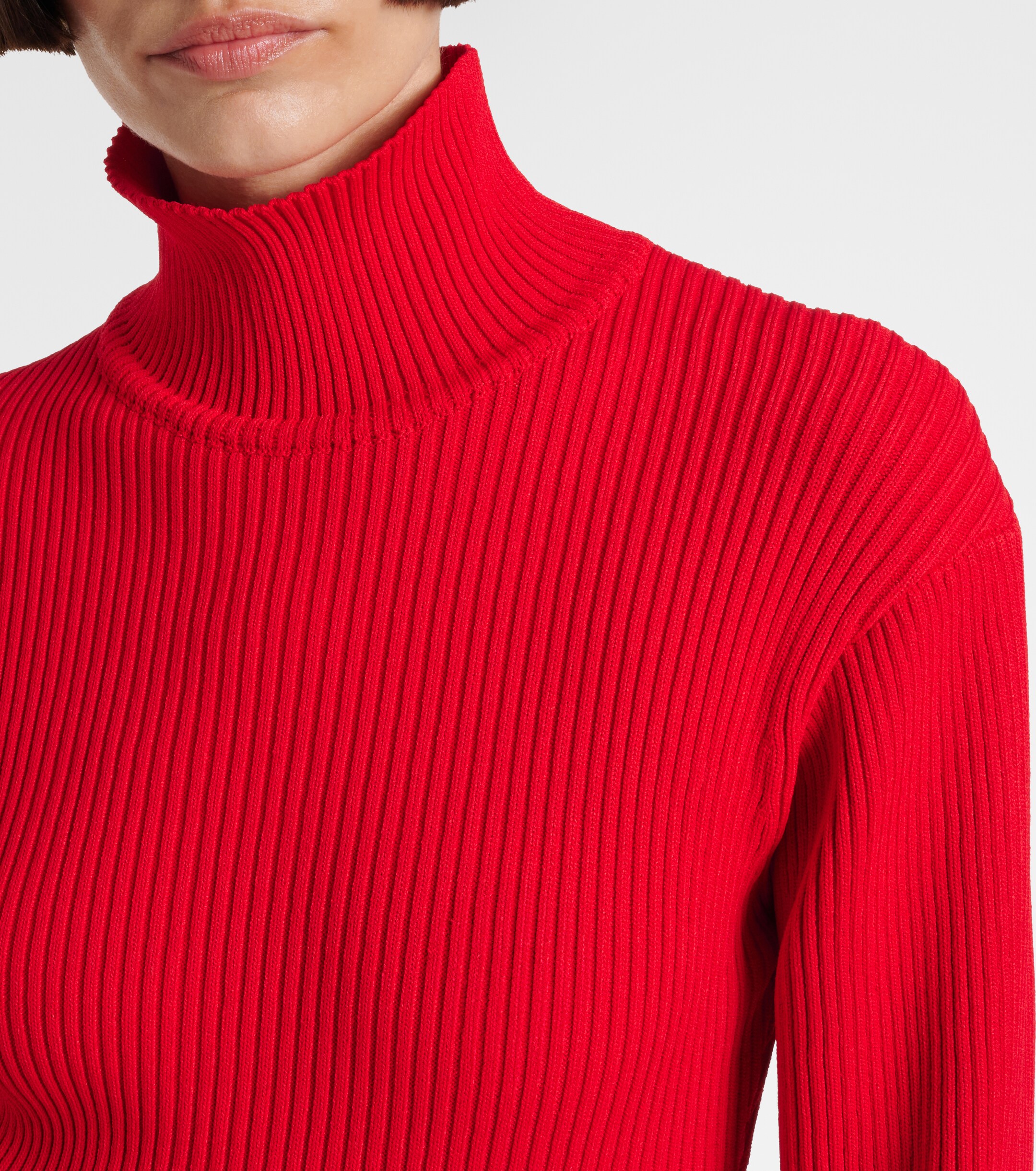 Magda Butrym Magda Butrym Ribbed-knit turtleneck bodysuit