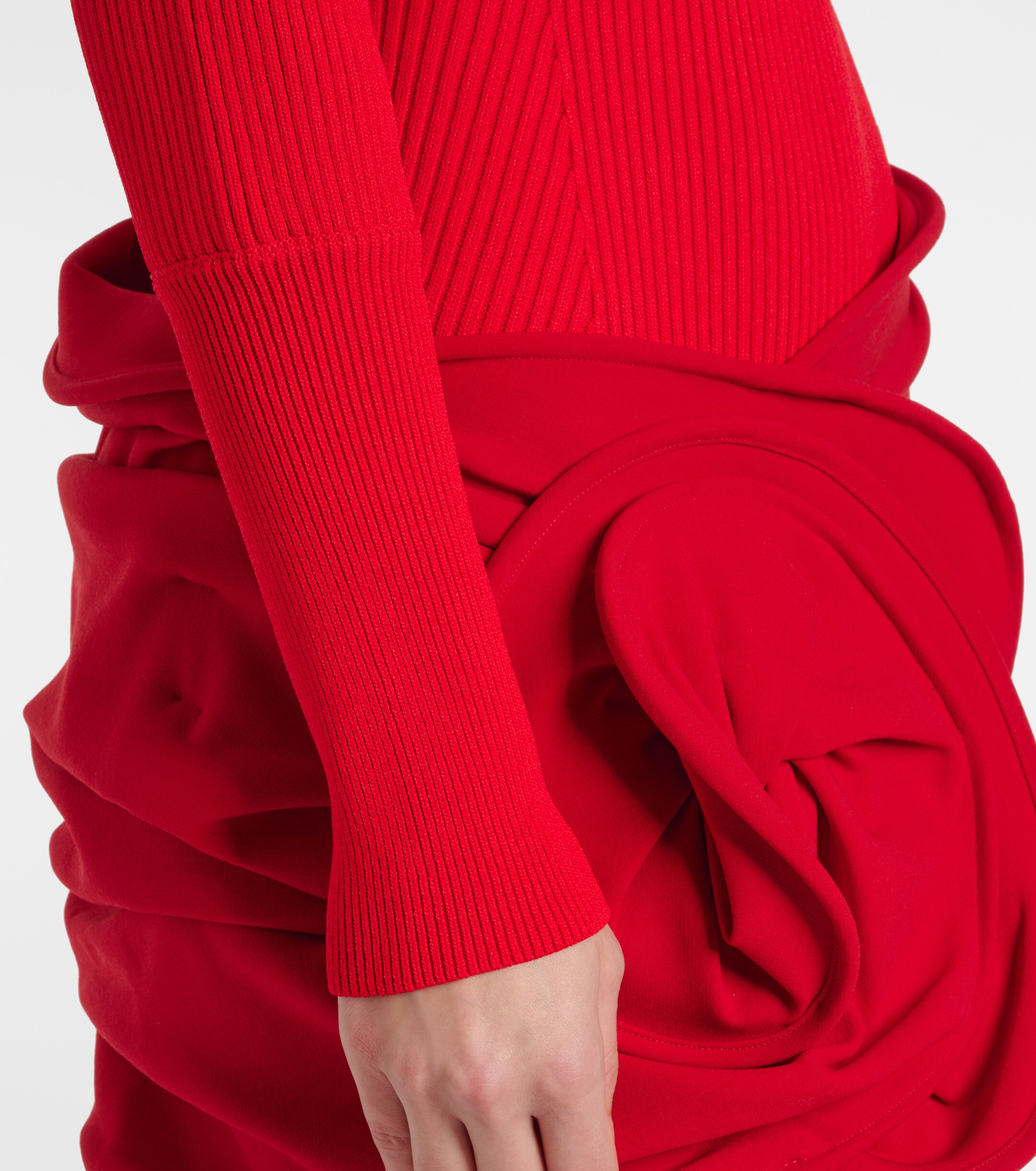 Magda Butrym Magda Butrym Ribbed-knit turtleneck bodysuit