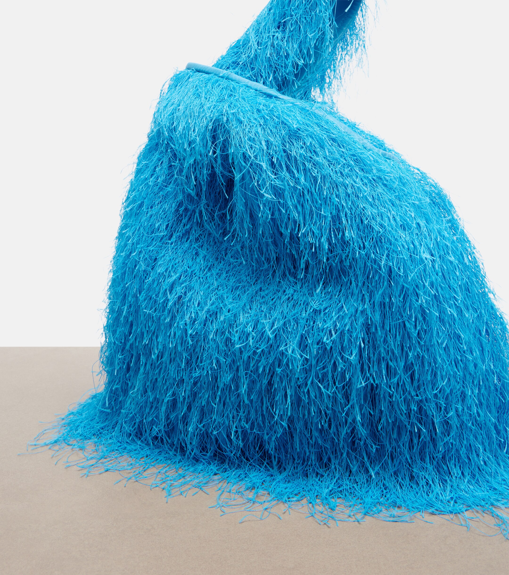 Dries Van Noten Marche Medium fringed top-handle bag