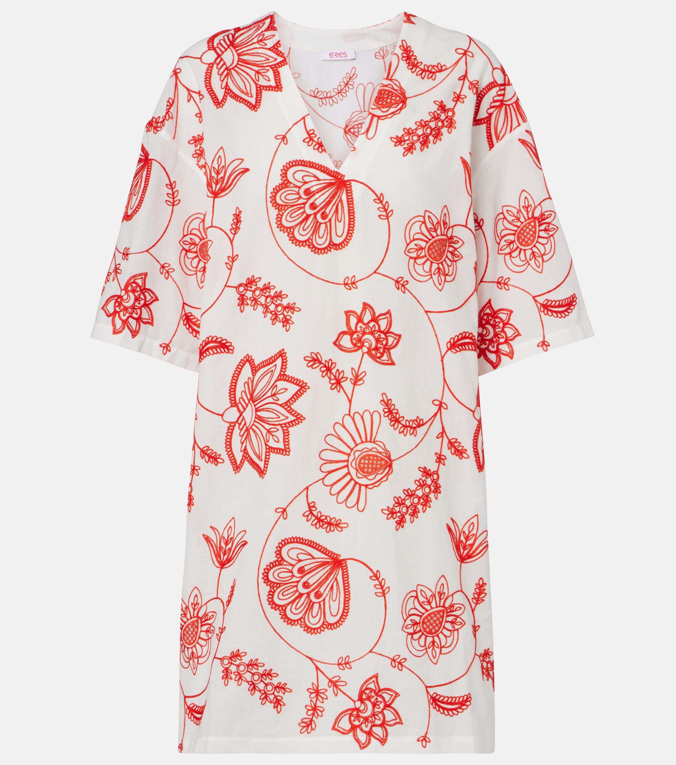 Eres Eres Levia embroidered cotton-blend minidress
