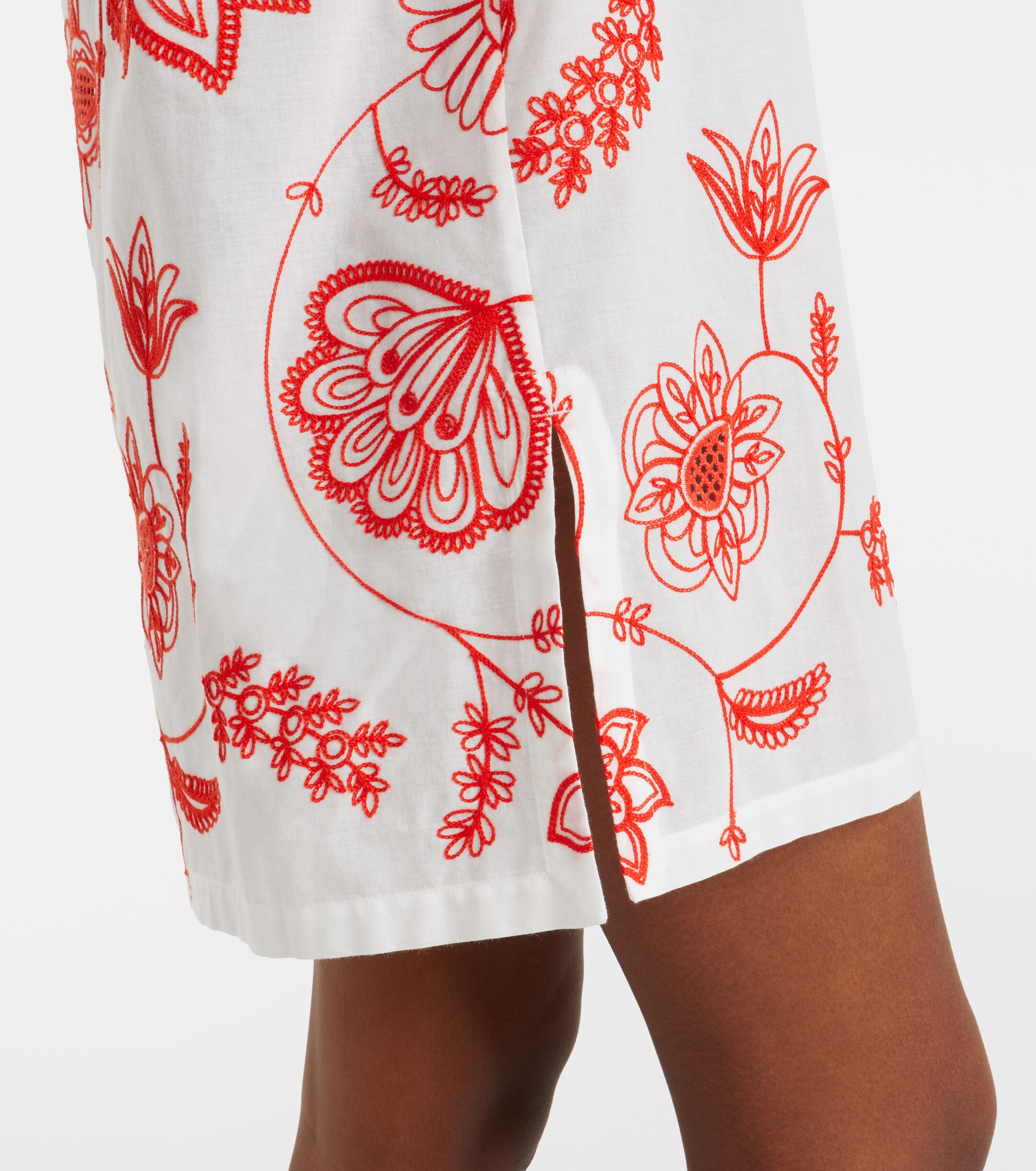 Eres Eres Levia embroidered cotton-blend minidress