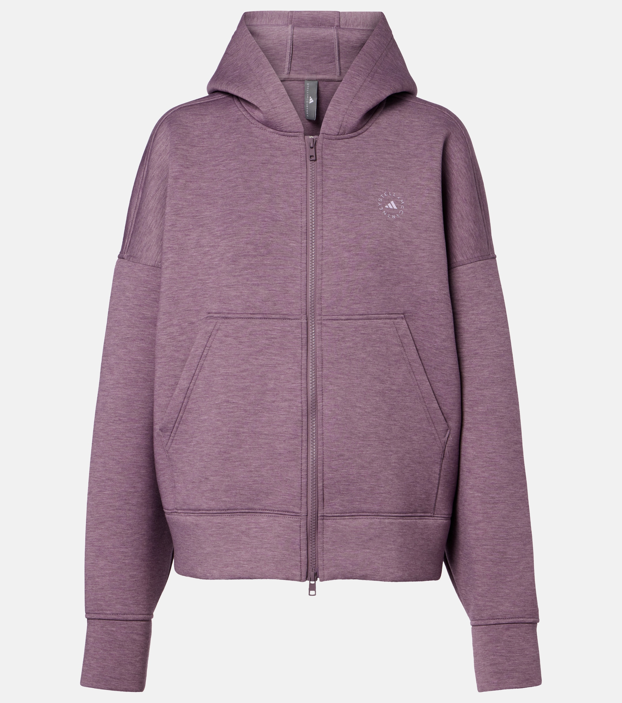 adidas by Stella McCartney Adidas by Stella McCartney Logo zip-up hoodie