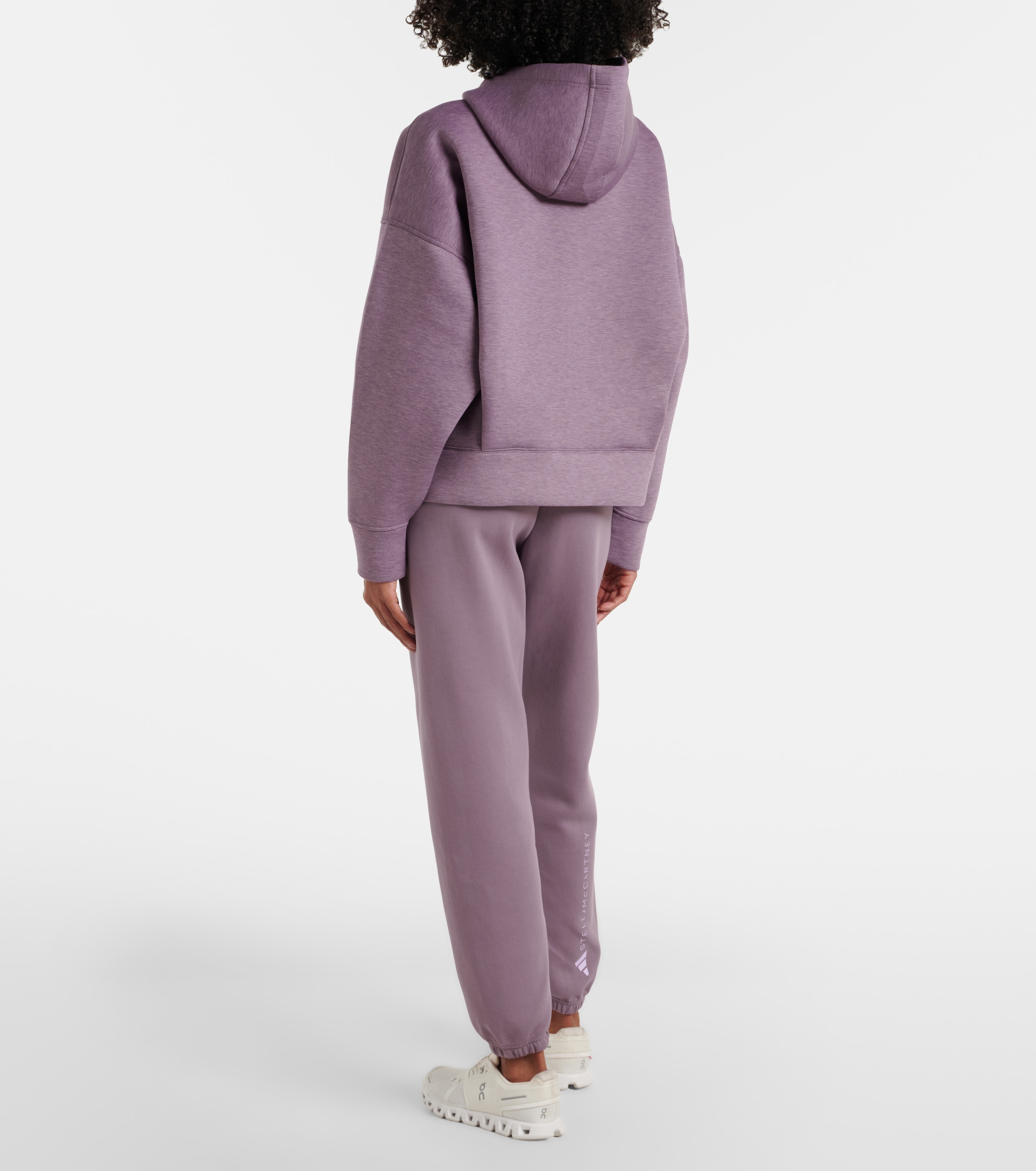 adidas by Stella McCartney Adidas by Stella McCartney Logo zip-up hoodie