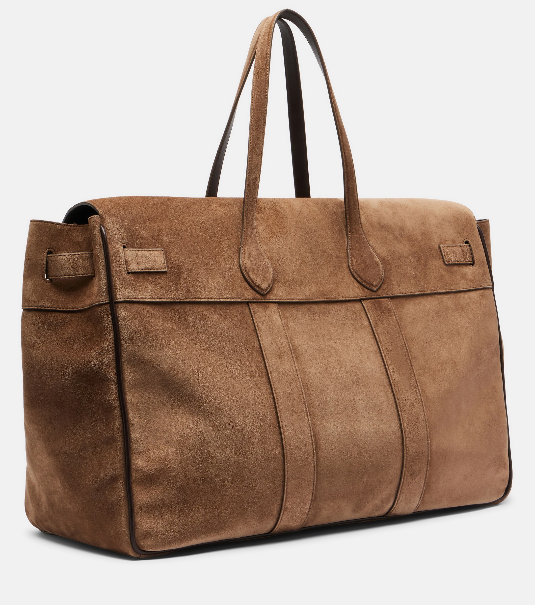 Brunello Cucinelli Large suede tote bag