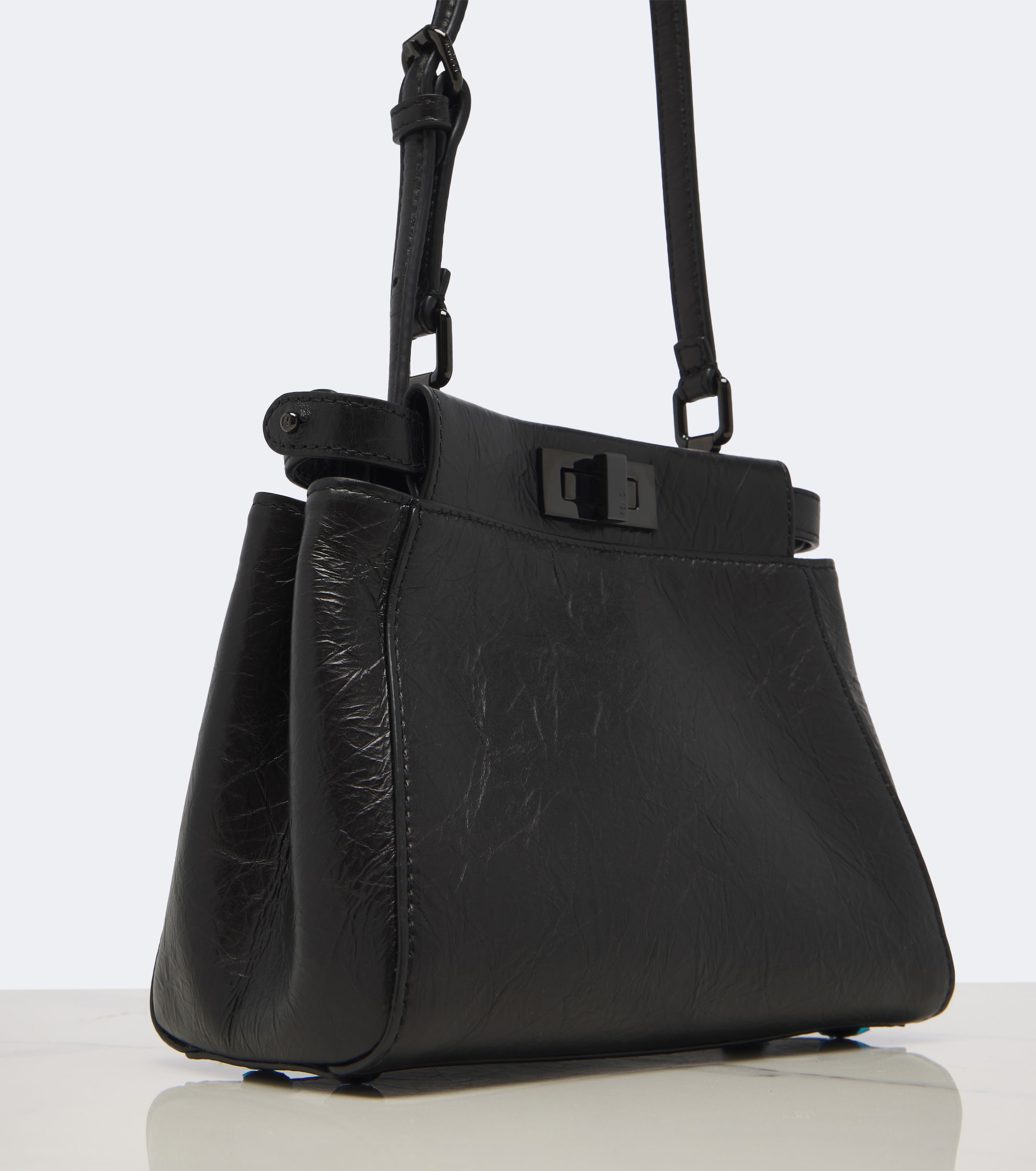 Fendi Peekaboo® Mini leather tote bag
